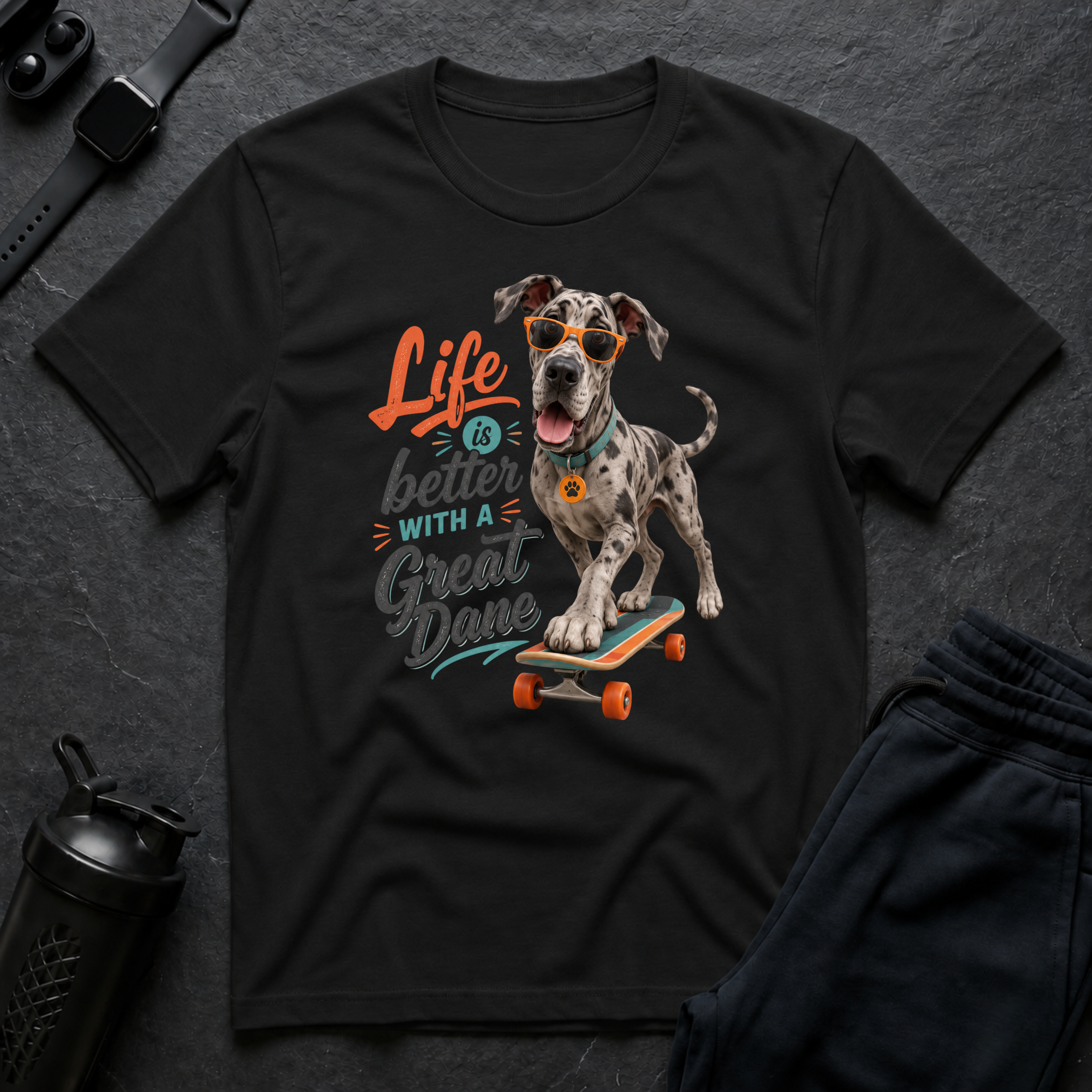 Skater Great Dane Vibes