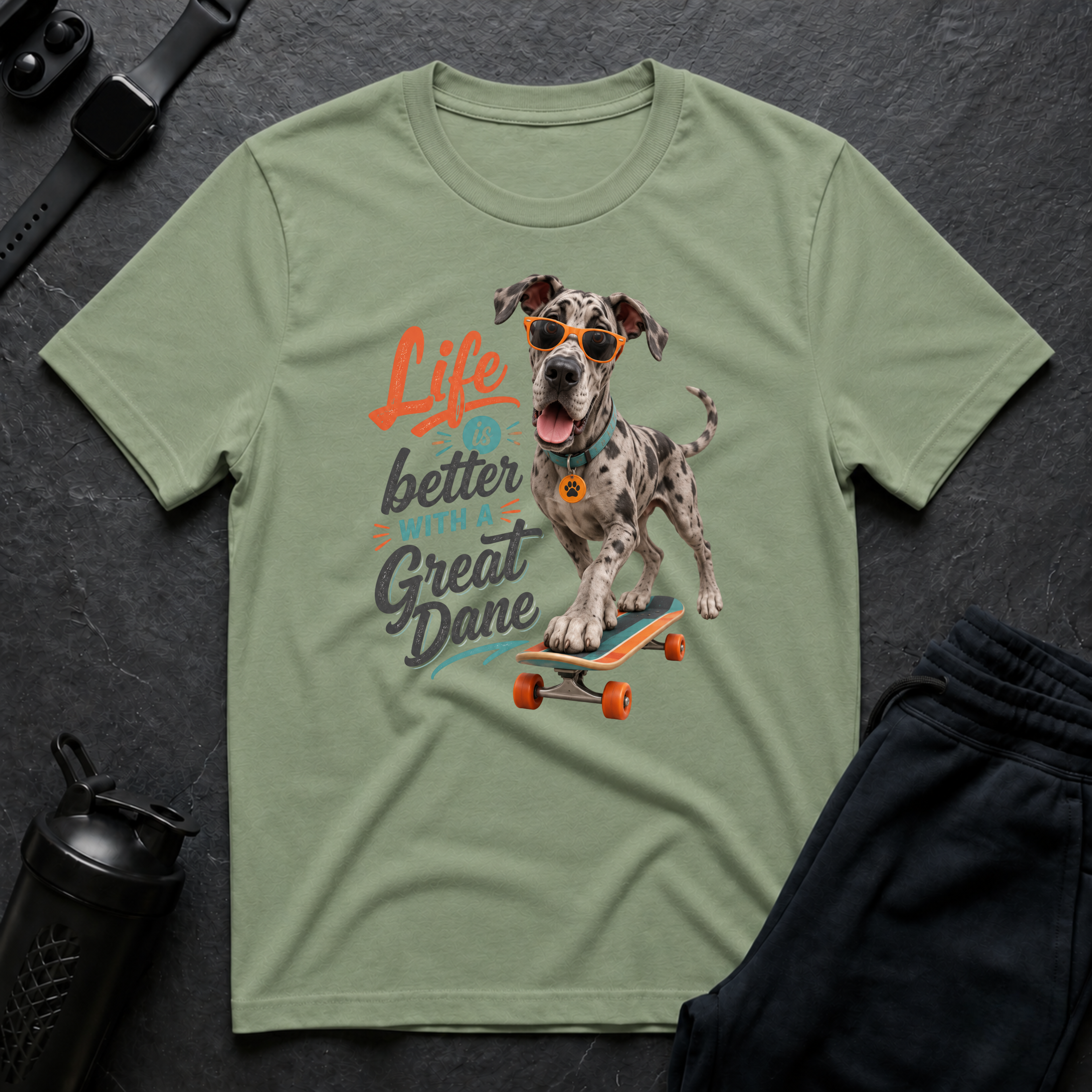 Skater Great Dane Vibes