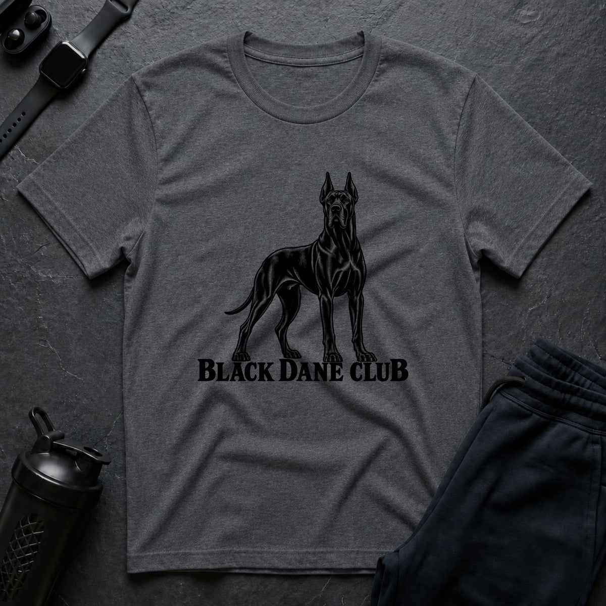 Black Dane Club – Great Dane T-Shirt