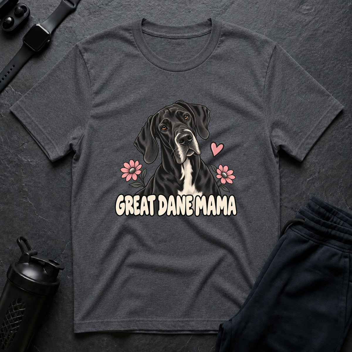 Great Dane Mama T-Shirt design