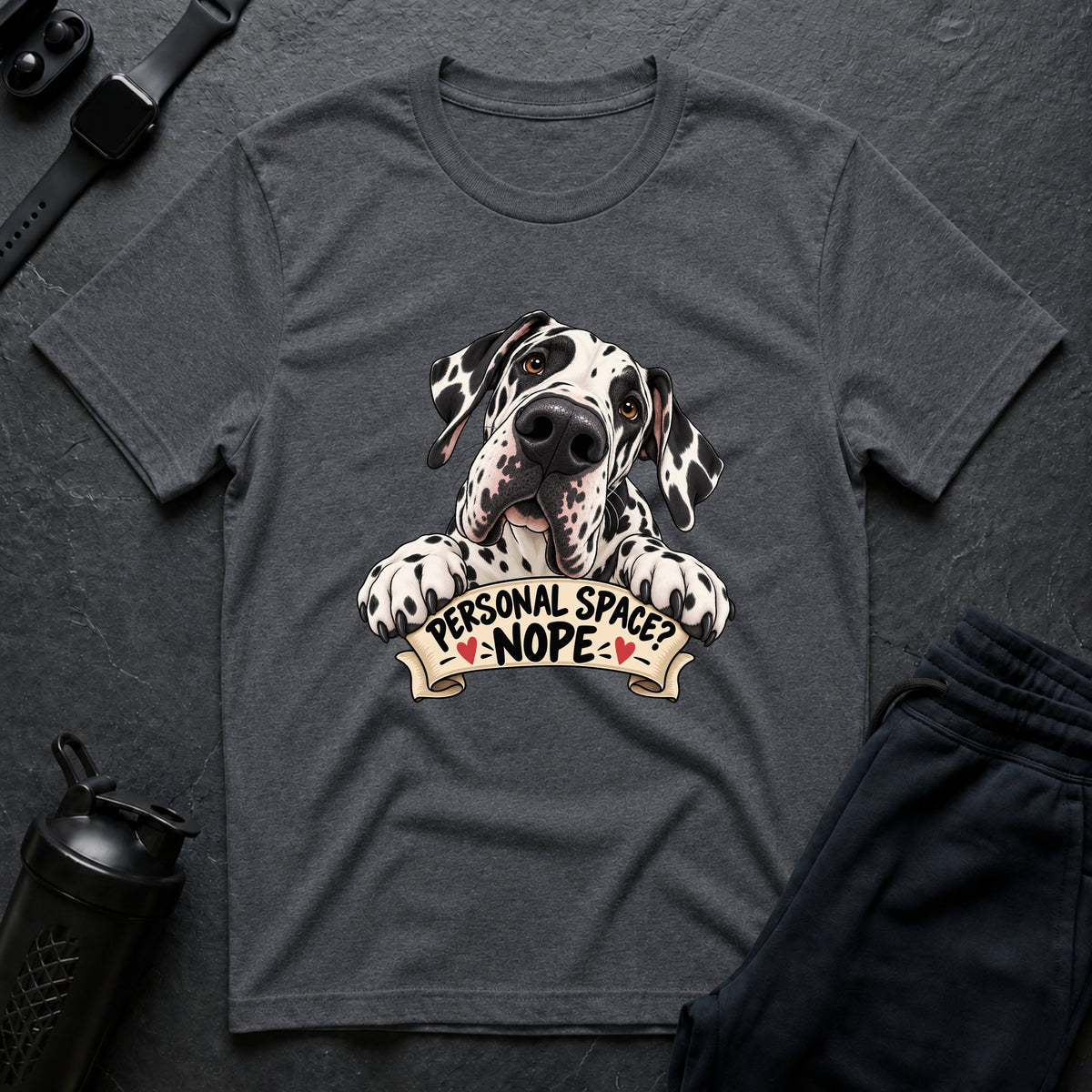 Personal Space Nope – Great Dane T-Shirt
