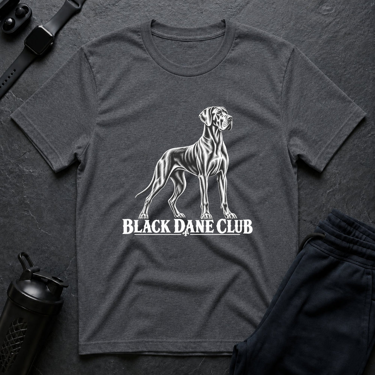 Black Dane Club – Great Dane T-Shirt design