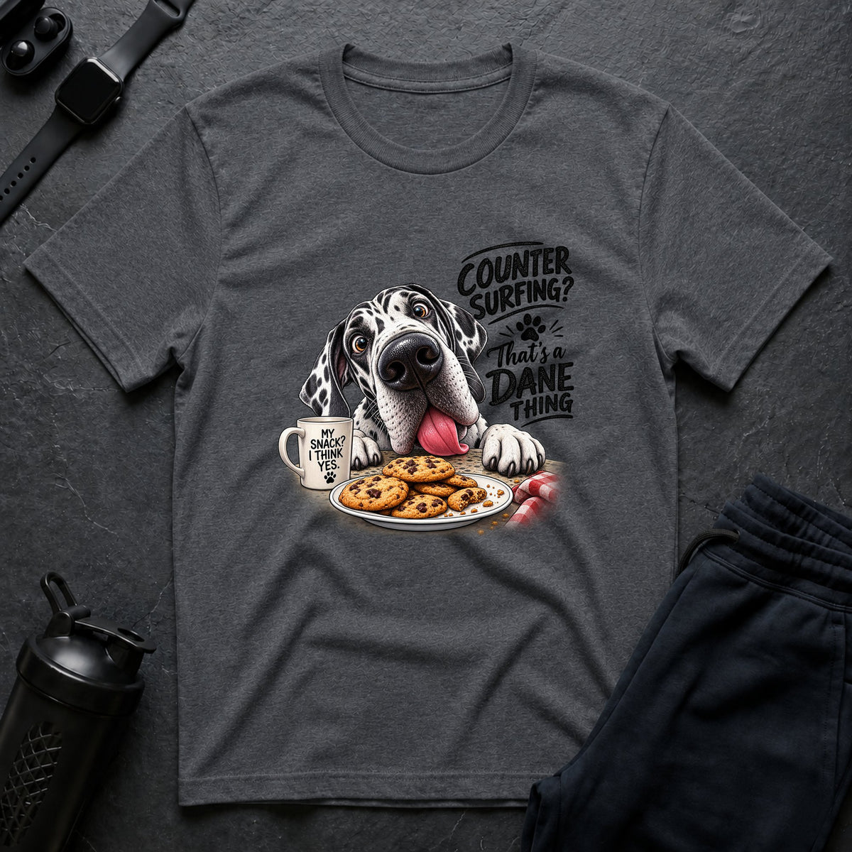 Dane Snack Surfing  T-Shirt