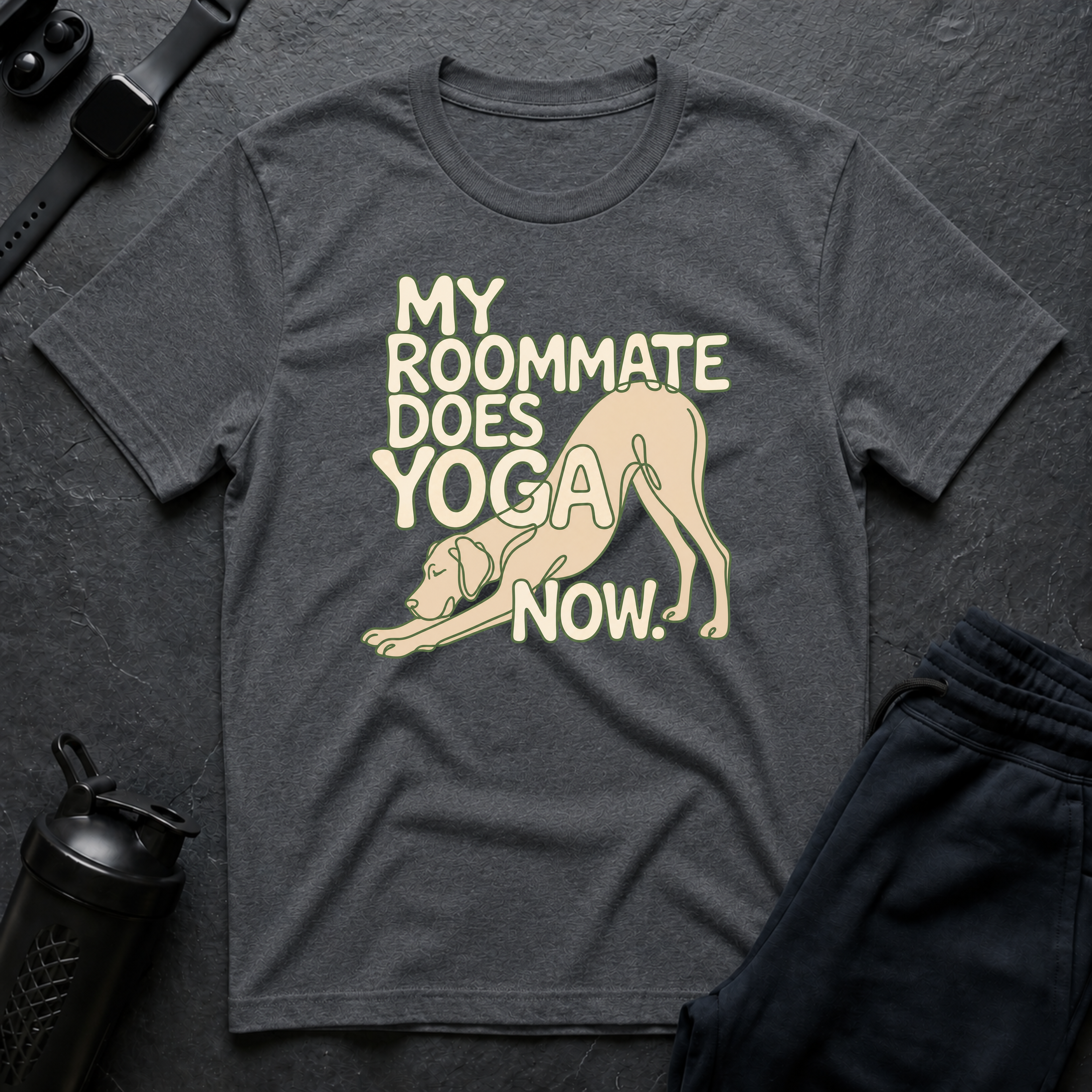 Roommate Yoga Dog