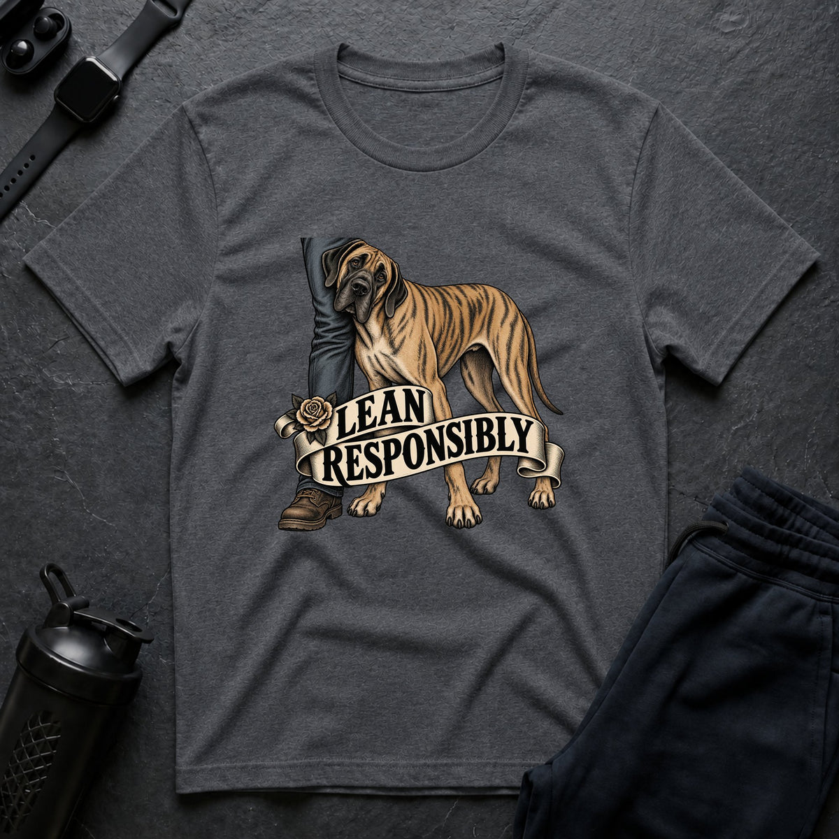 Lean Responsibly – Great Dane T-Shirt