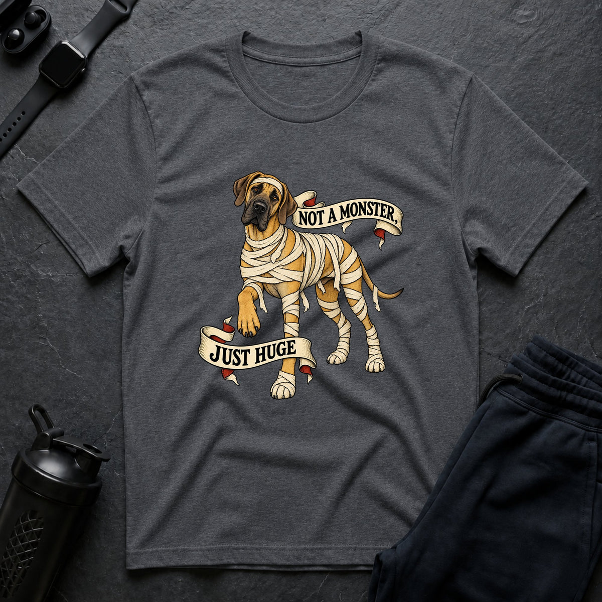 Mummy Dog – Great Dane T-Shirt