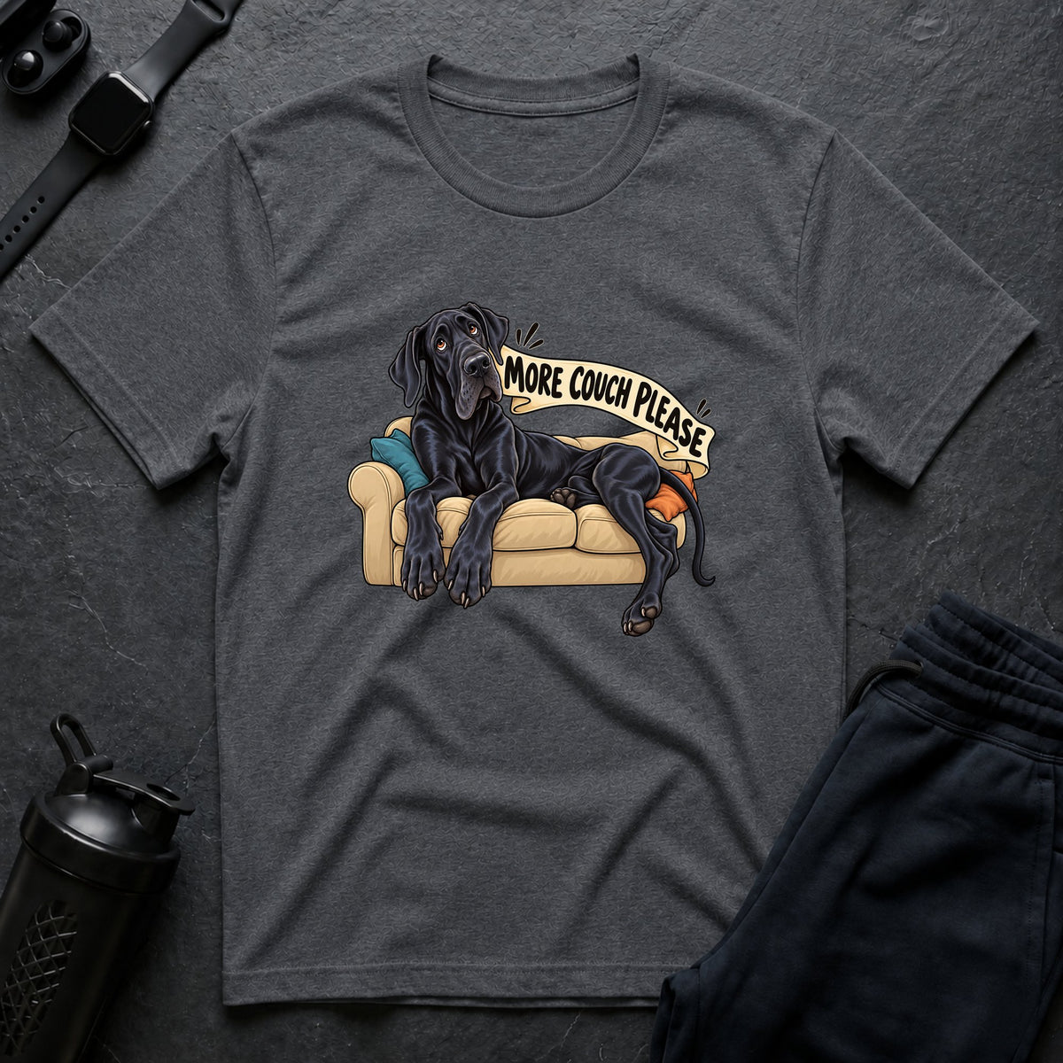 Couch Canine – Great Dane T-Shirt