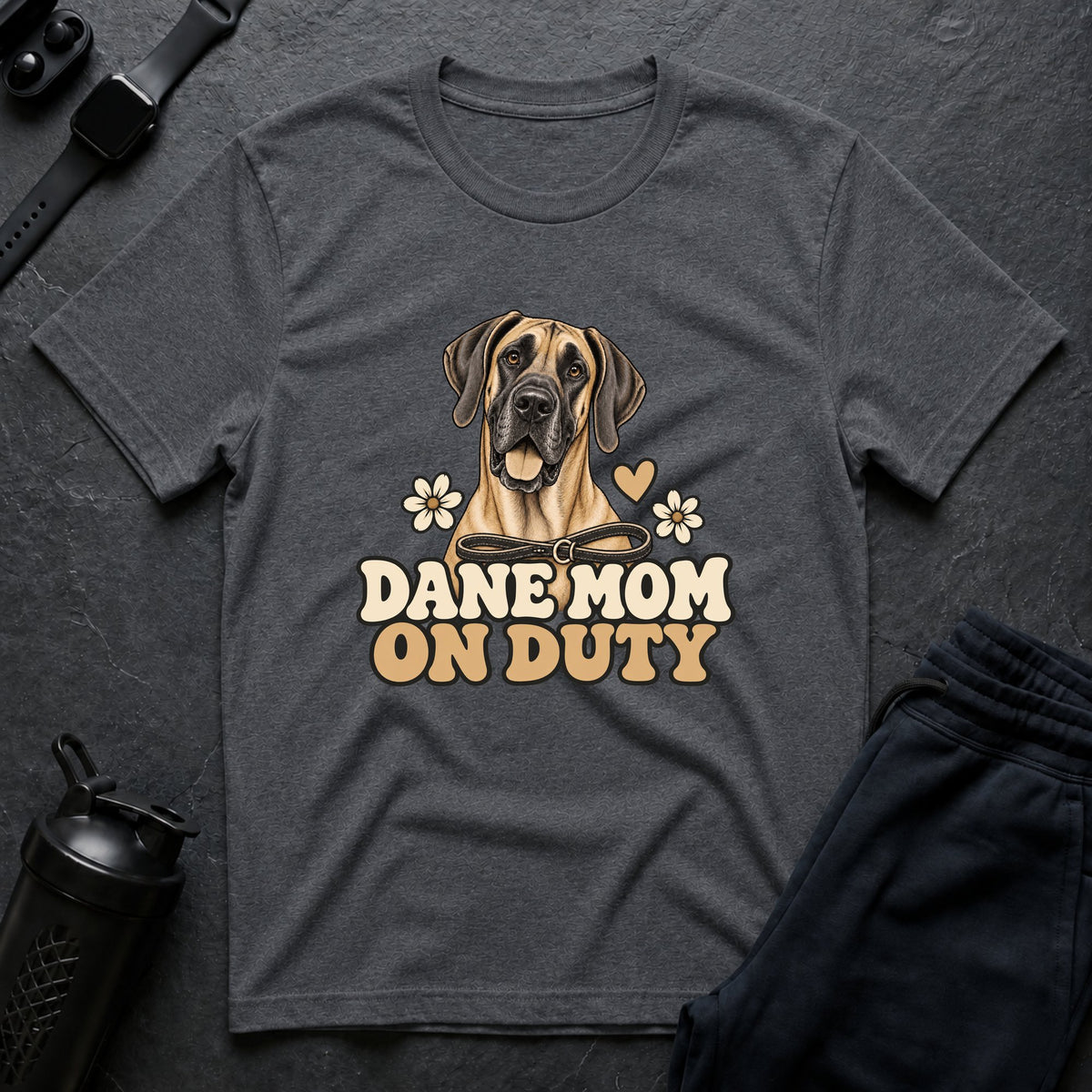 Dane Mom Duty – Great Dane T-Shirt