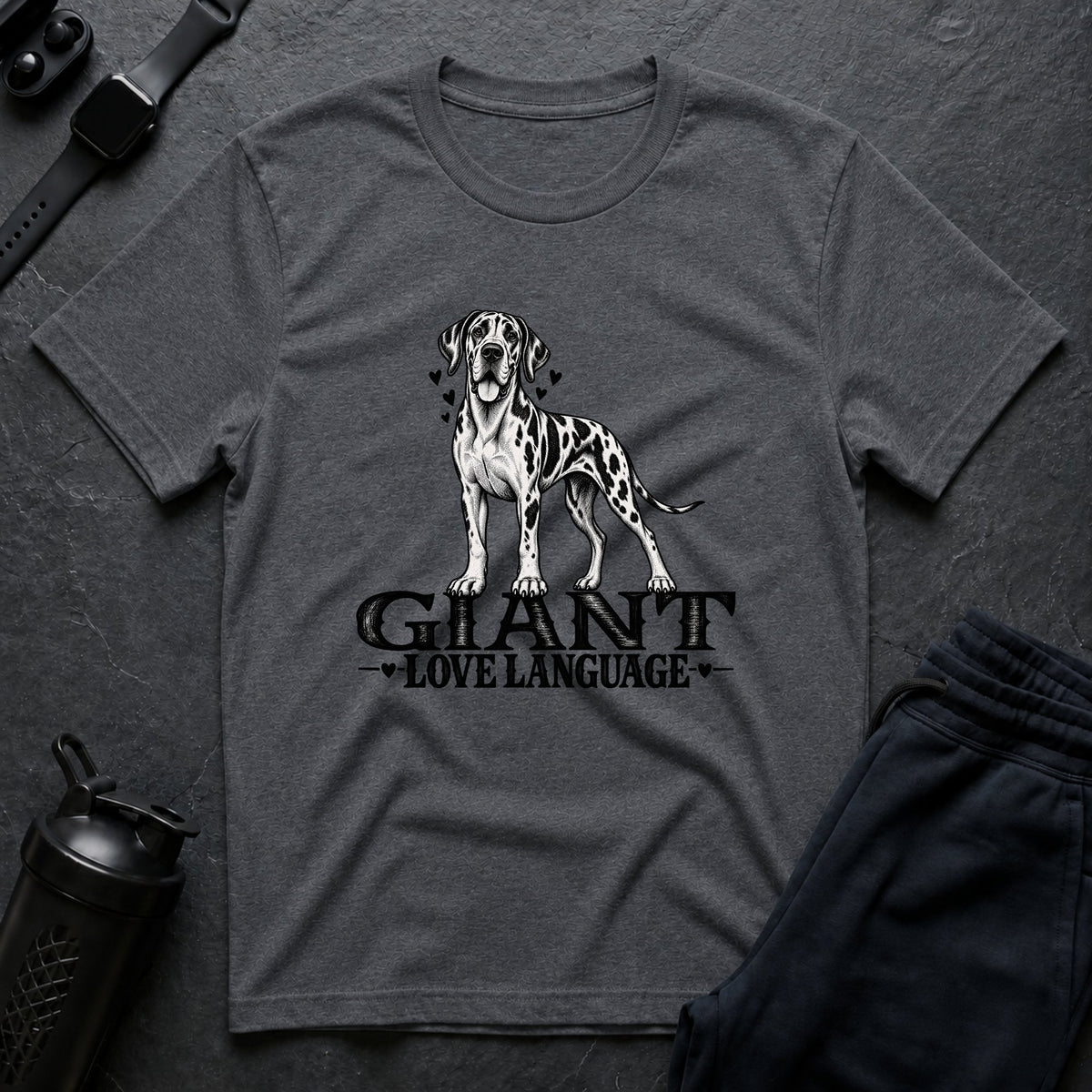 Giant Love Language – Great Dane T-Shirt design