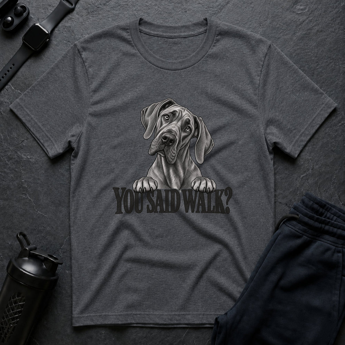 You Said Walk – Great Dane T-Shirt