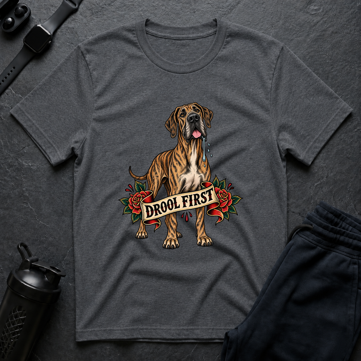 Drool First – Great Dane T-Shirt