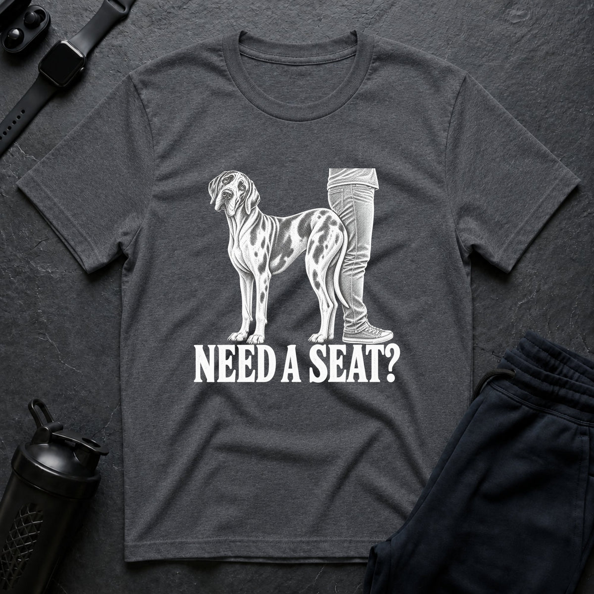 Need A Seat – Great Dane T-Shirt