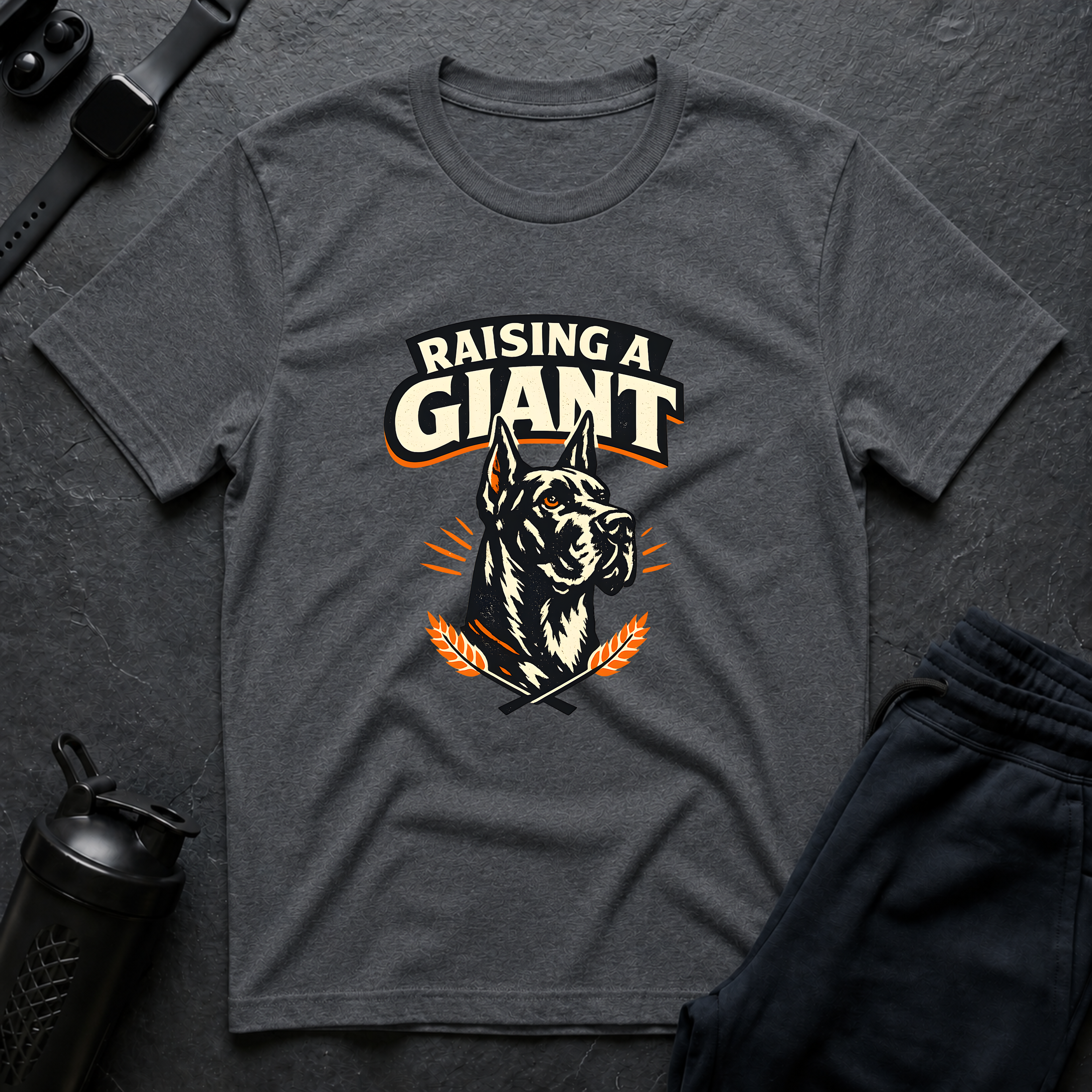 Raising A Giant T-Shirt