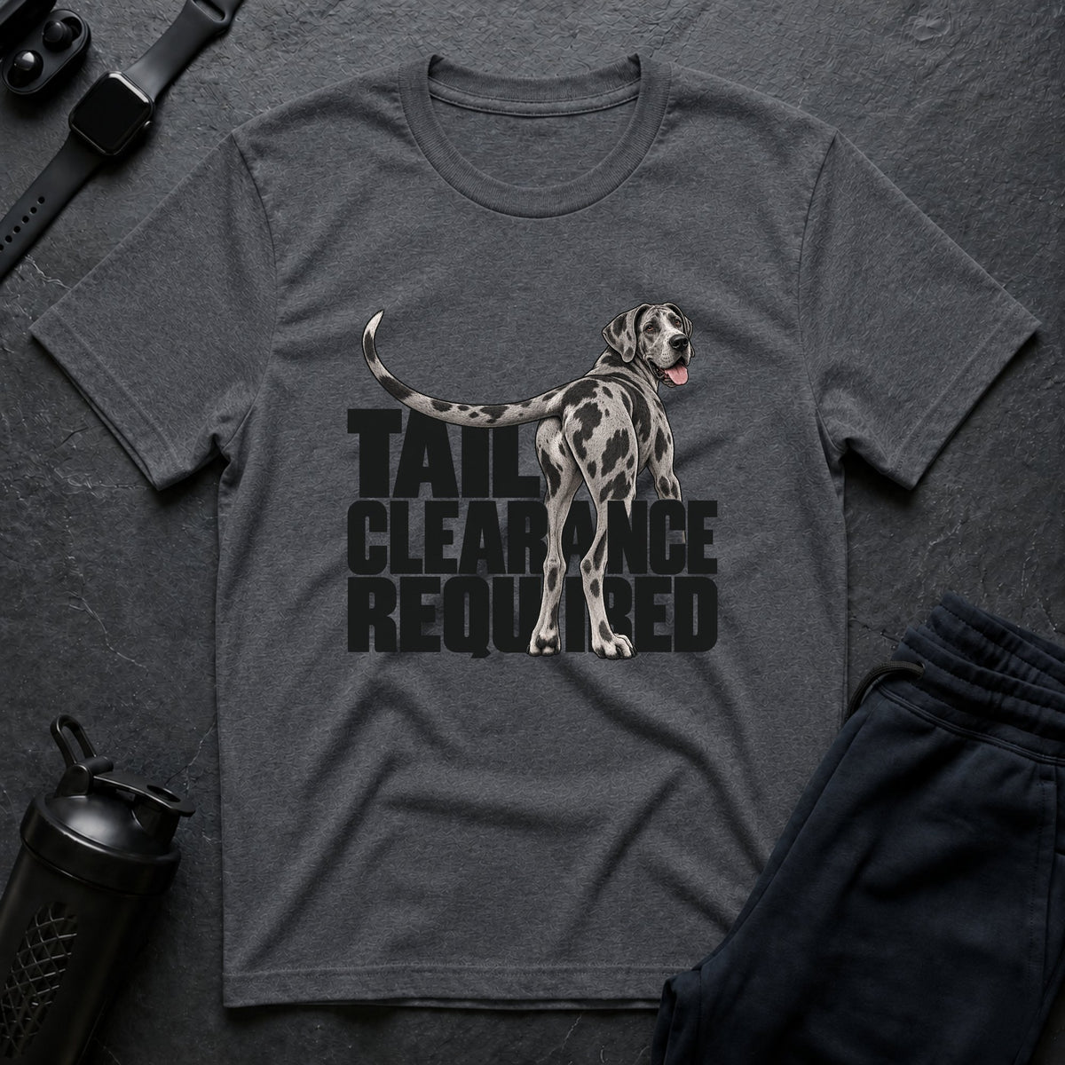 Tail Clearance Required – Great Dane T-Shirt