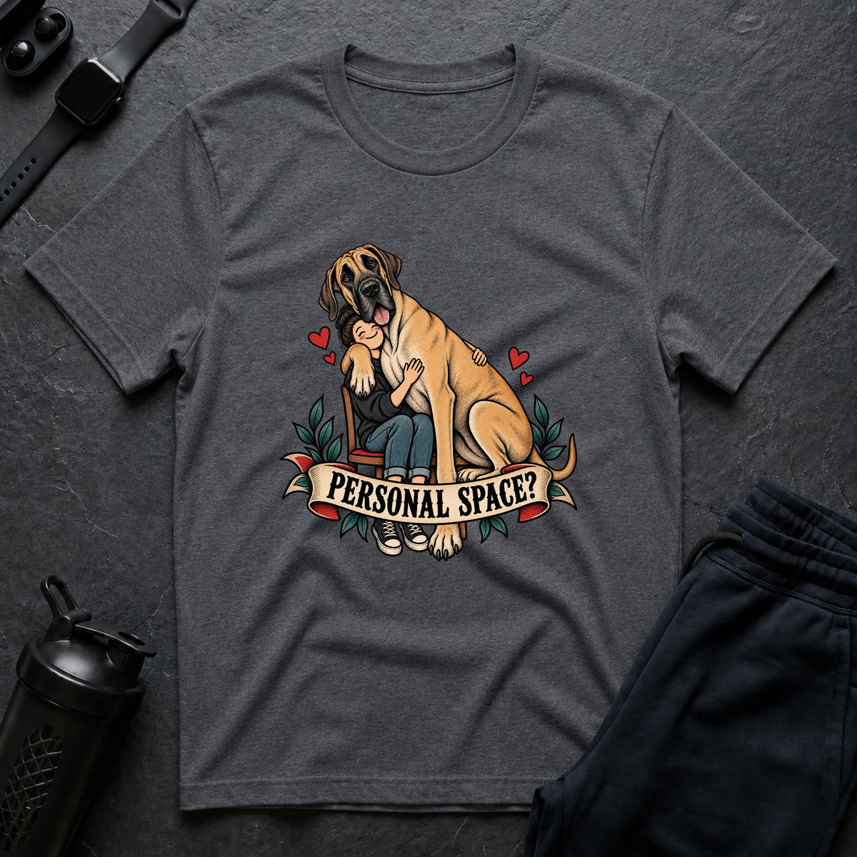 Personal Space 2 – Great Dane T-Shirt