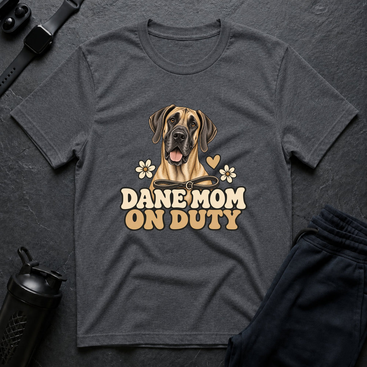 Dane Mom Duty – Great Dane T-Shirt