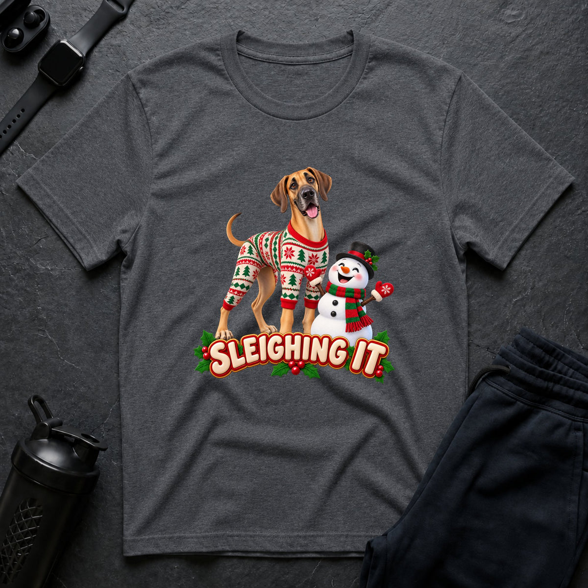 Holiday Pals – Great Dane T-Shirt