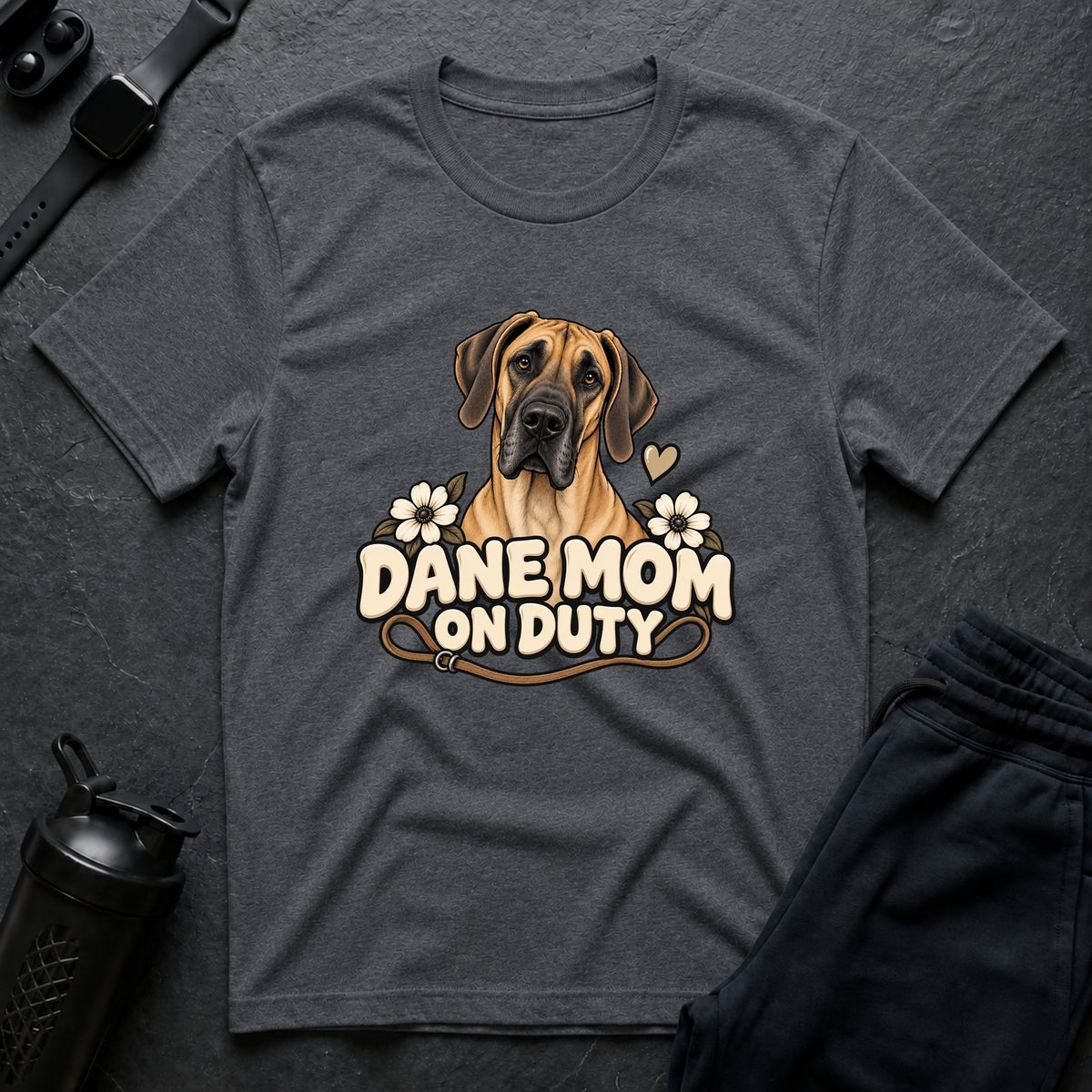 Dane Mom Duty – Great Dane T-Shirt
