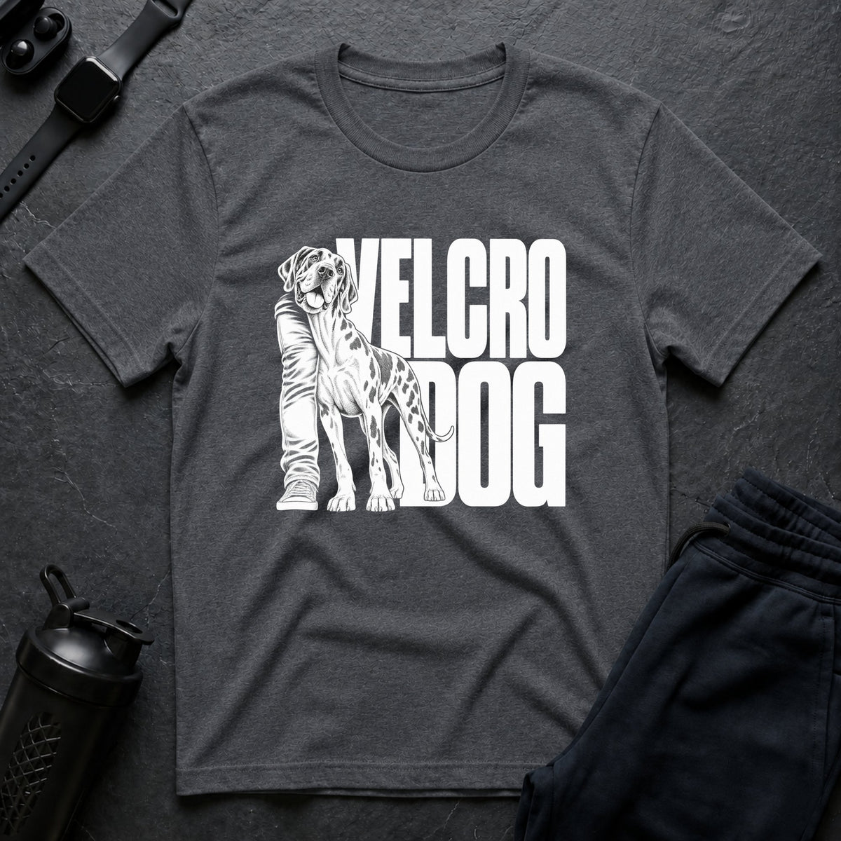 Velcro Dog – Great Dane T-Shirt