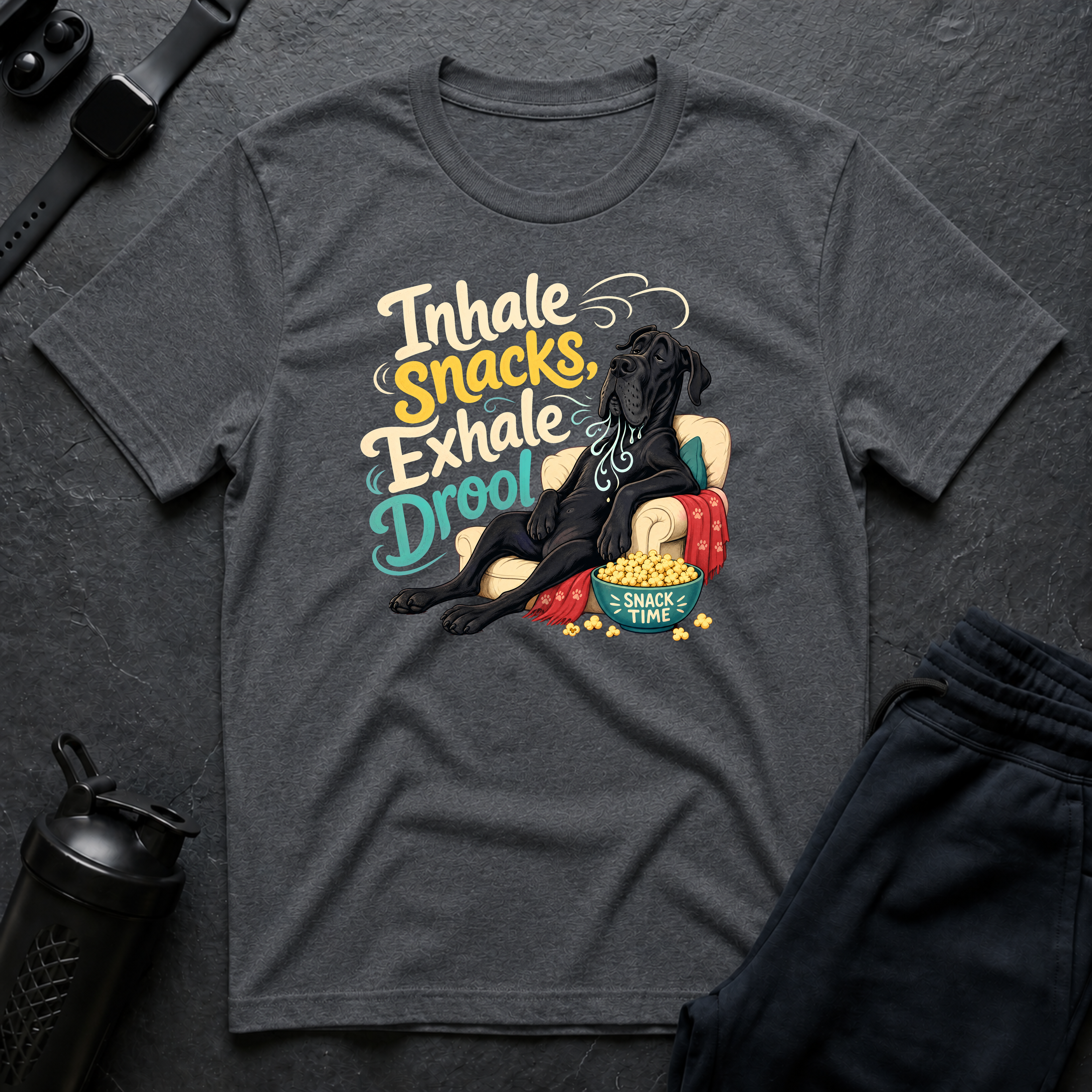 Inhale Snacks Exhale Drool