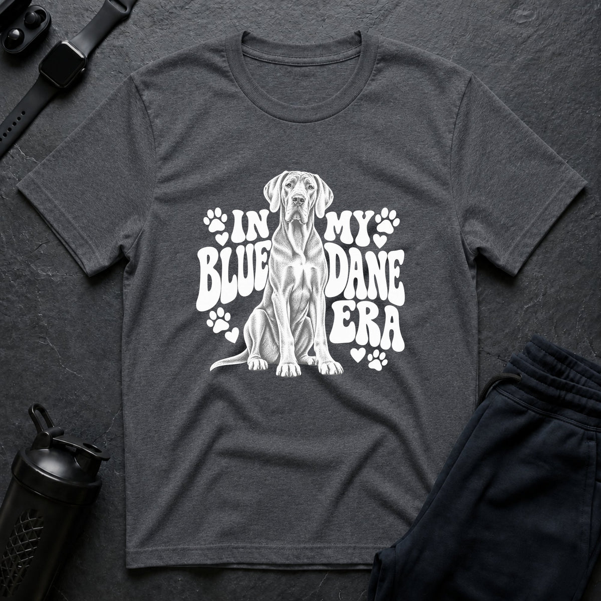 Blue Dane Era – Great Dane T-Shirt