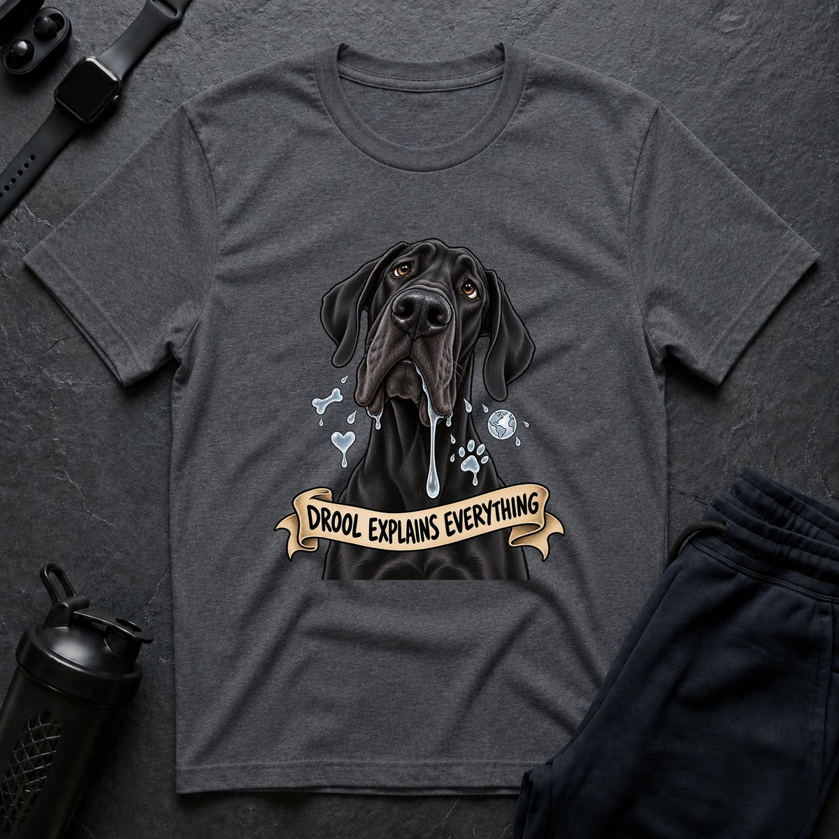 Drool Explains – Great Dane T-Shirt