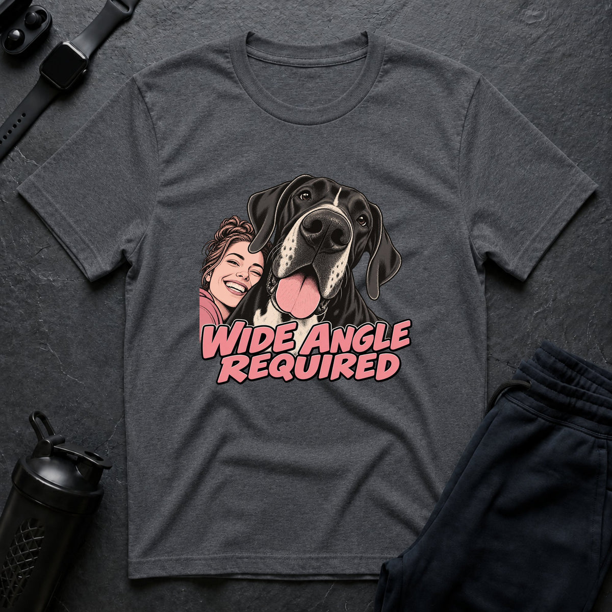 Wide Angle Required – Great Dane T-Shirt