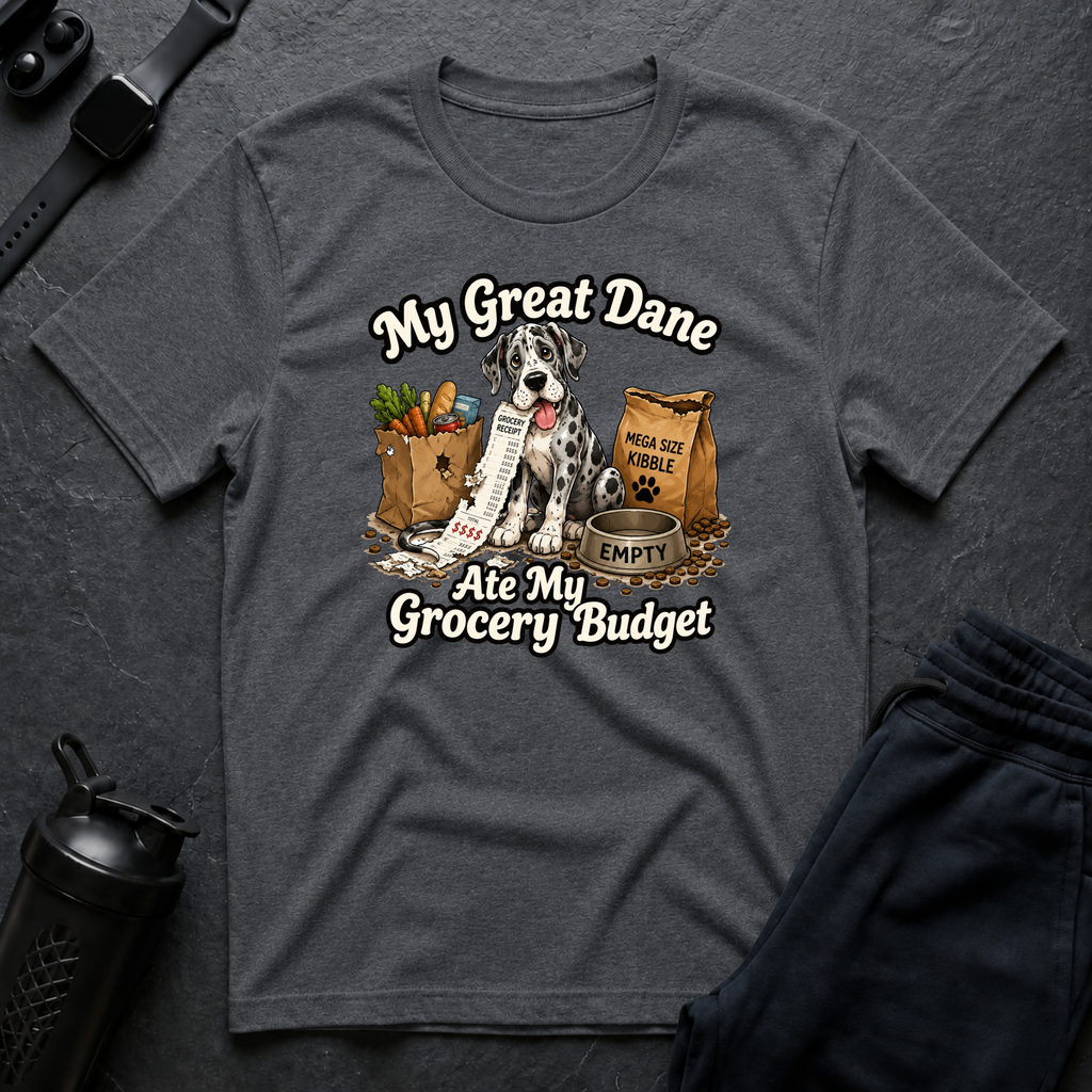 Great Dane Grocery Drama