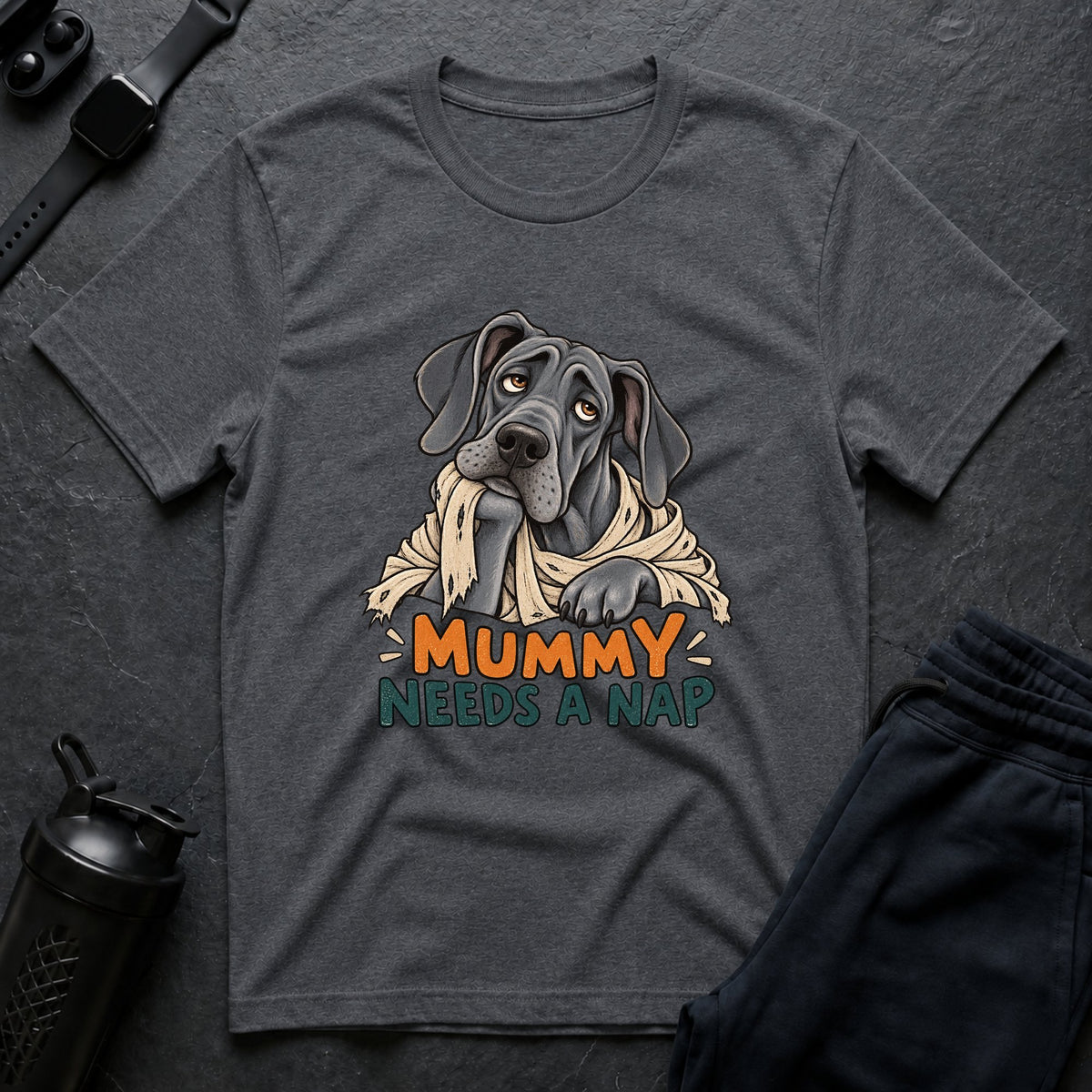Mummy Needs Nap – Great Dane T-Shirt