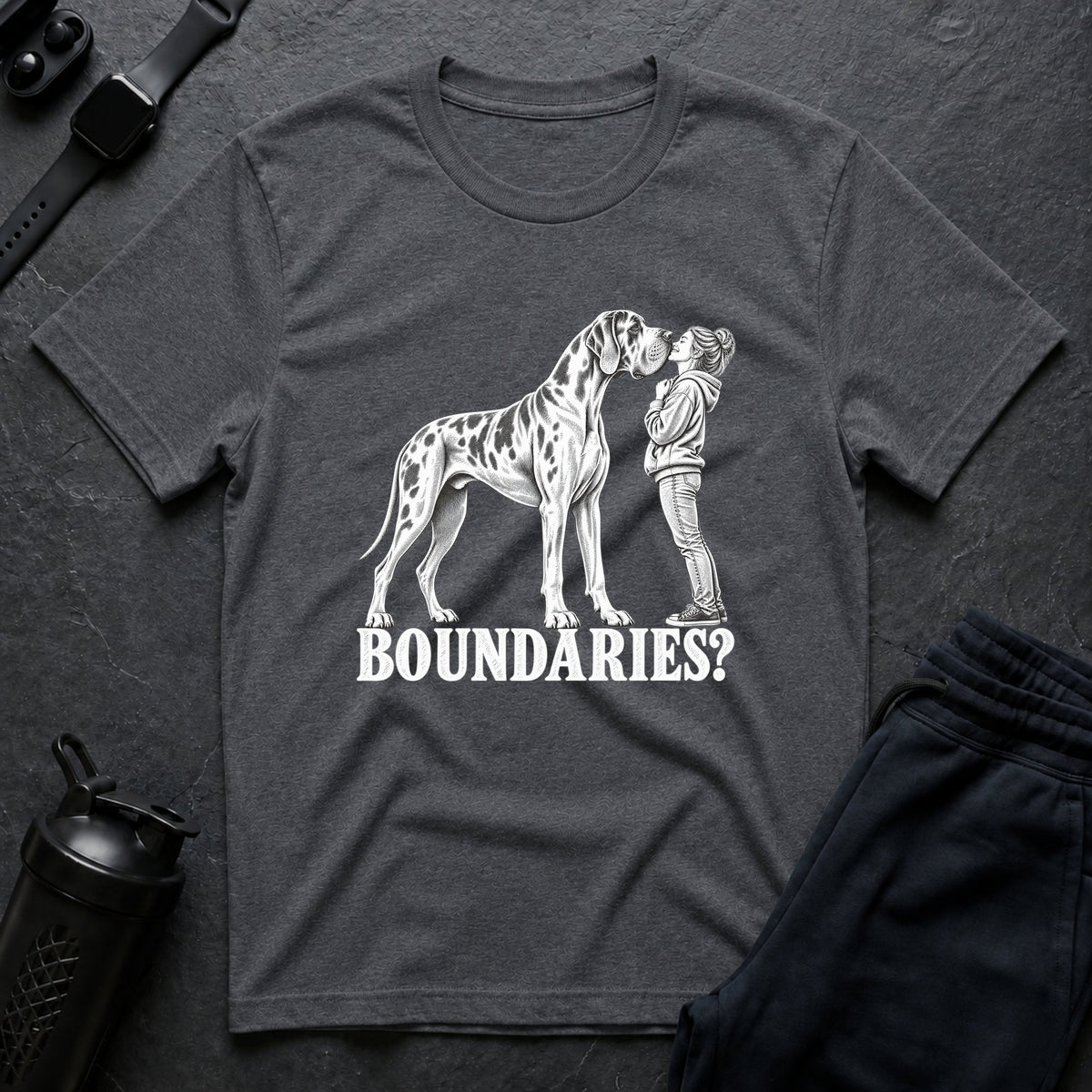 Boundaries Questioned – Great Dane T-Shirt design
