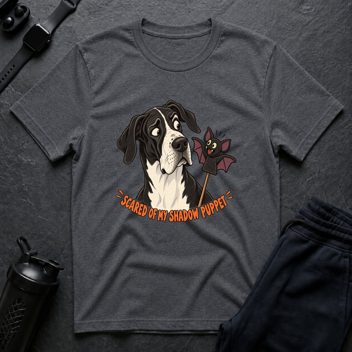 Scared Shadow Puppet – Great Dane T-Shirt