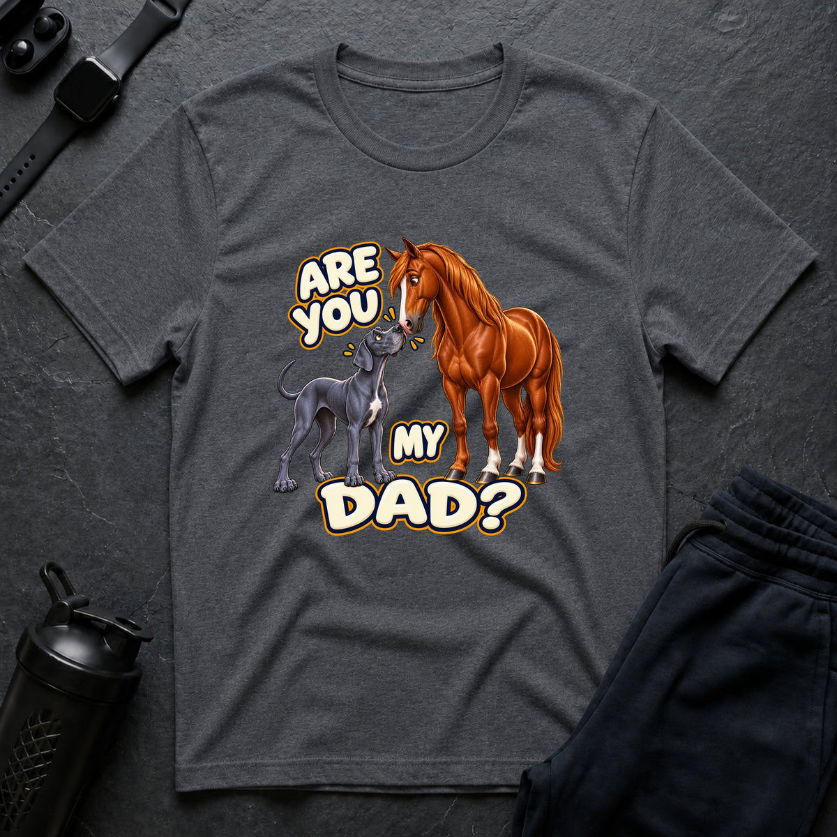 Dad Questioned – Great Dane T-Shirt