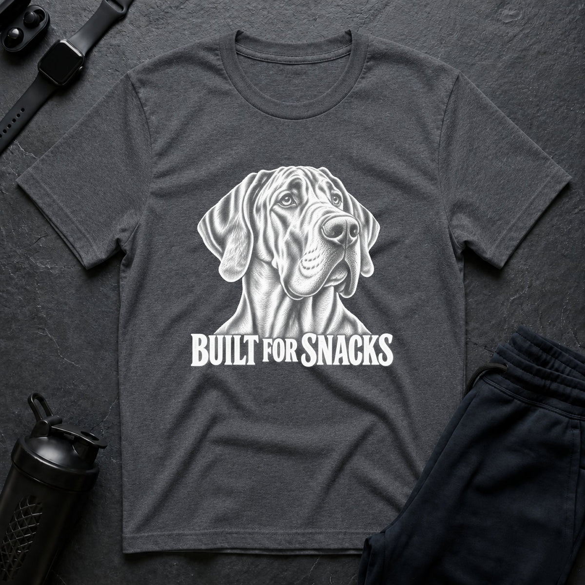 Built For Snacks – Great Dane T-Shirt