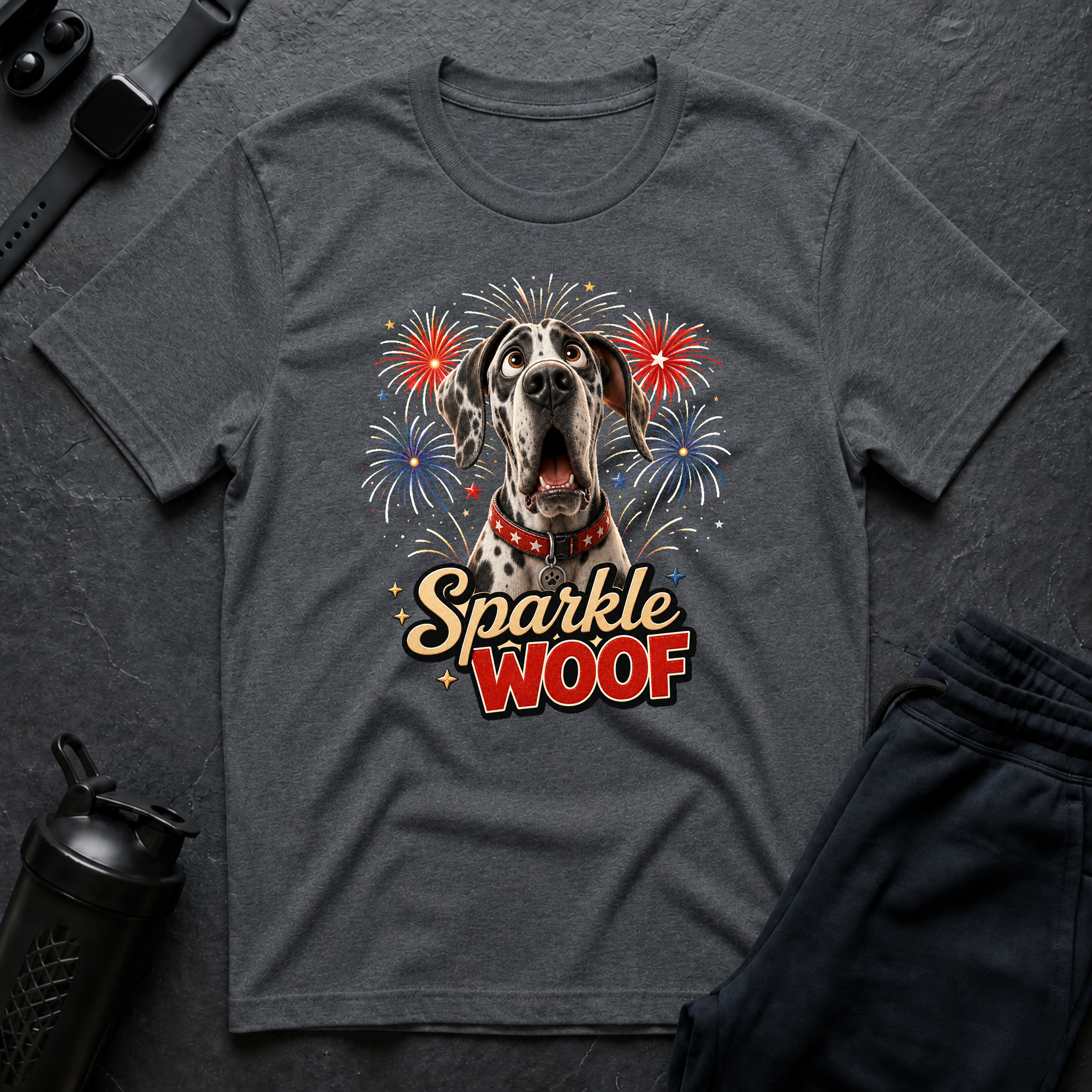 Sparkle Woof Fireworks