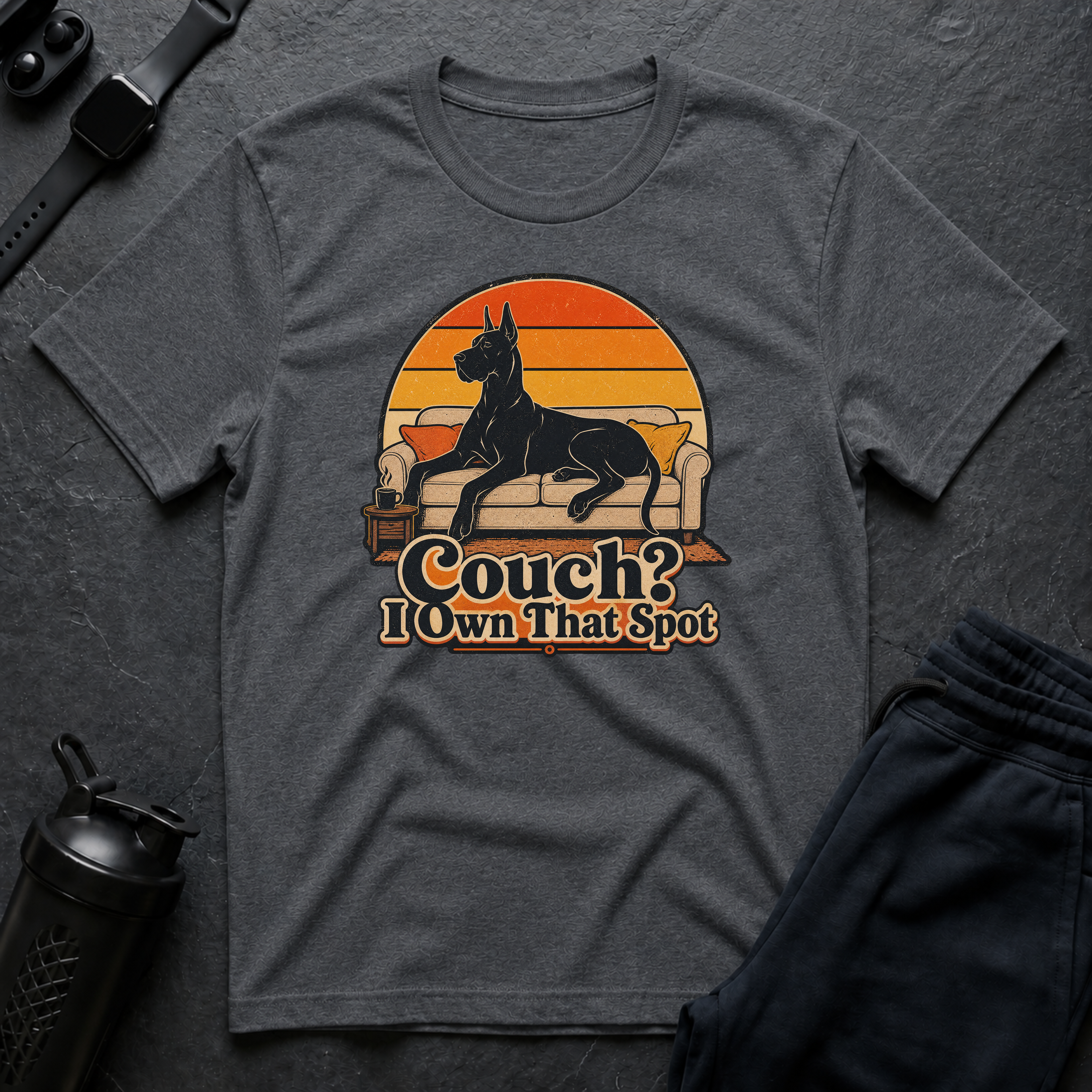 Couch Owner Dog