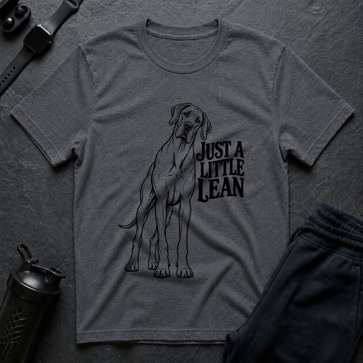 Just A Lean – Great Dane T-Shirt
