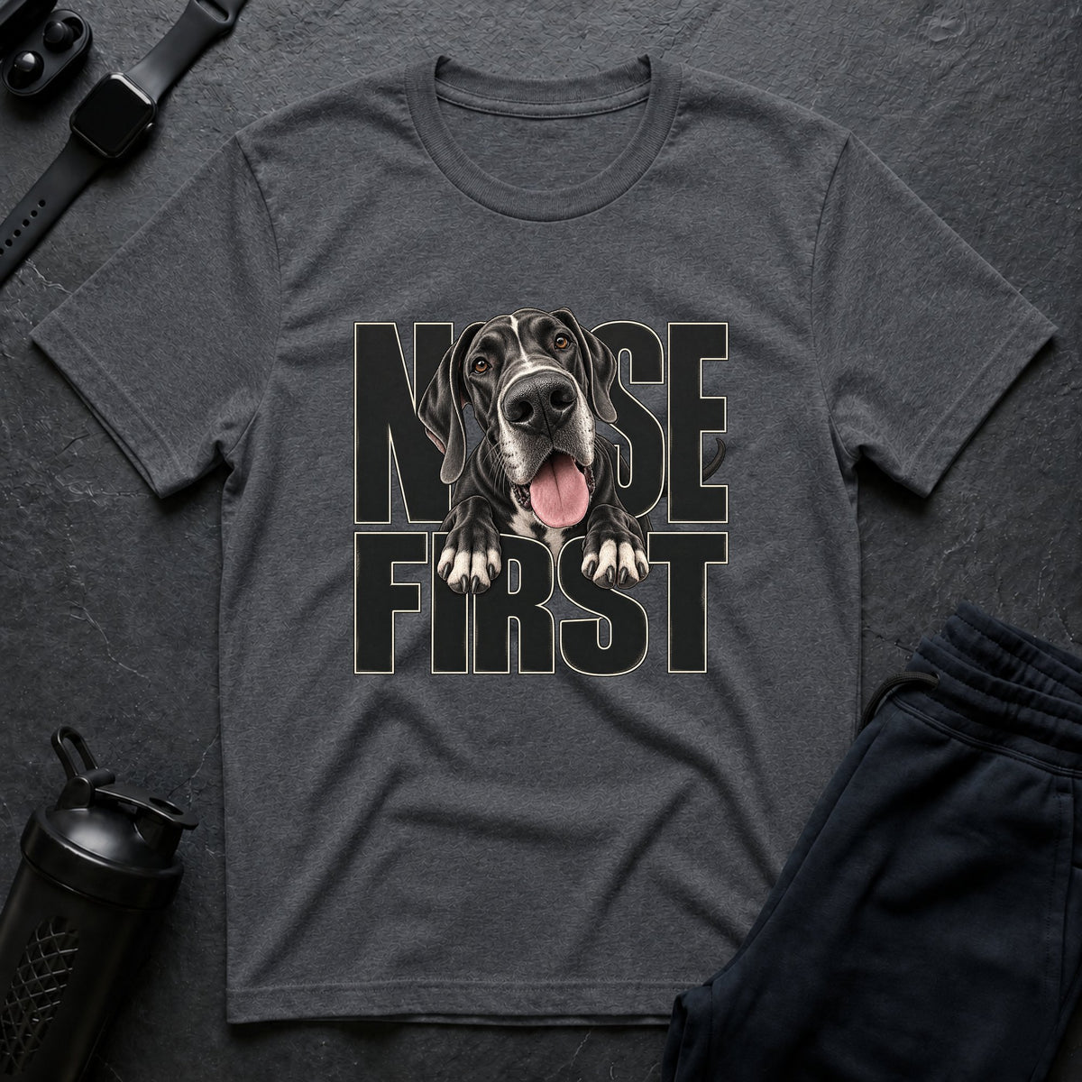 Nose First – Great Dane T-Shirt