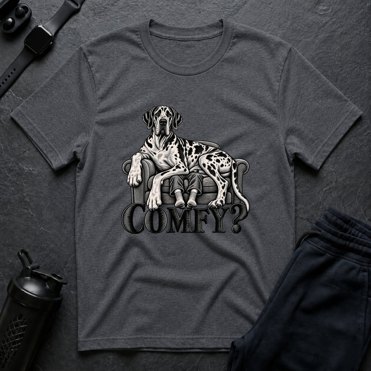 Comfy Couch – Great Dane T-Shirt design