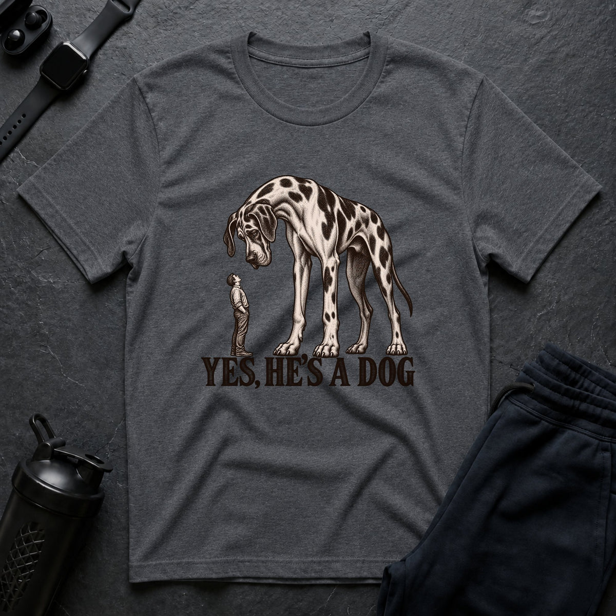Yes He's Dog – Great Dane T-Shirt