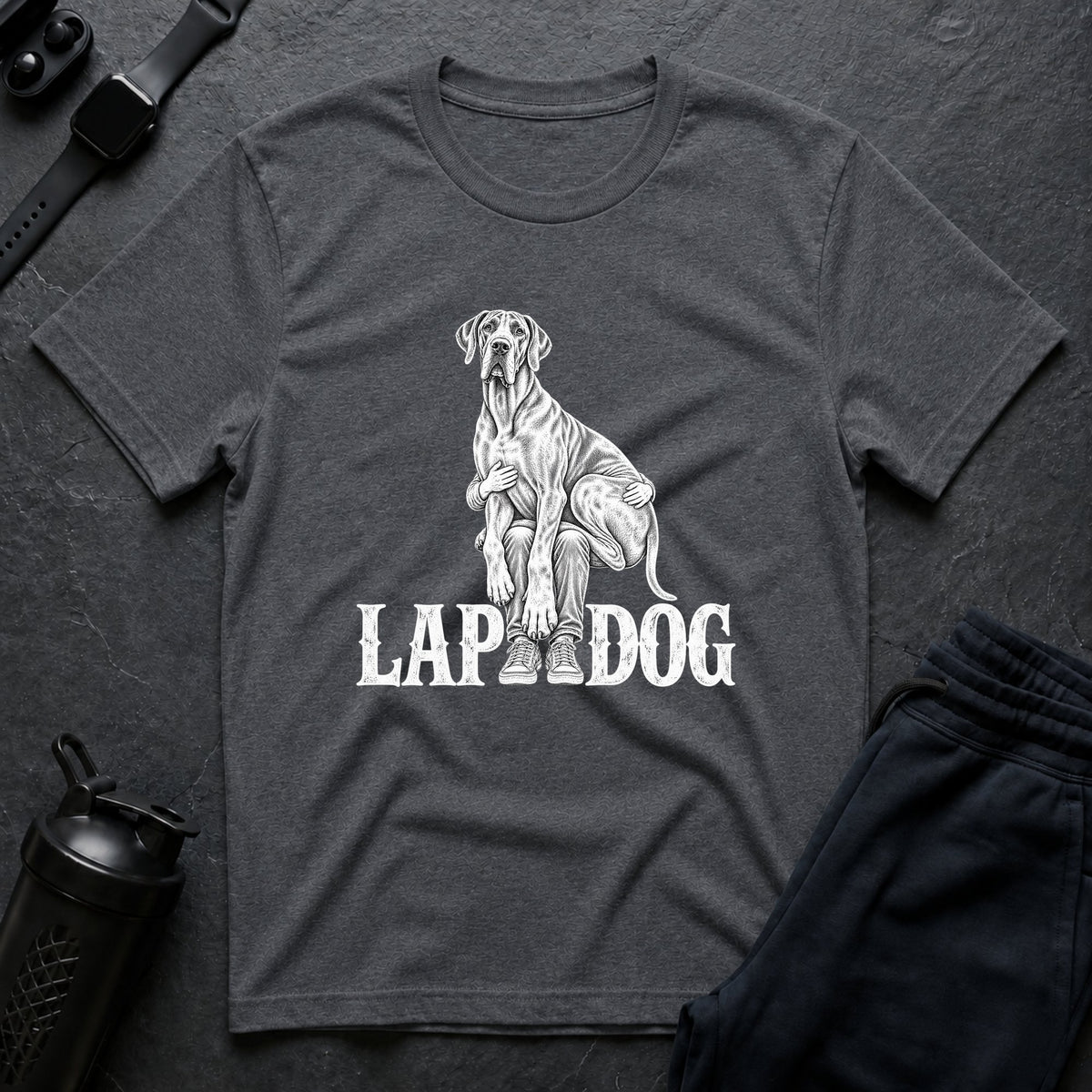 Lap Dog – Great Dane T-Shirt