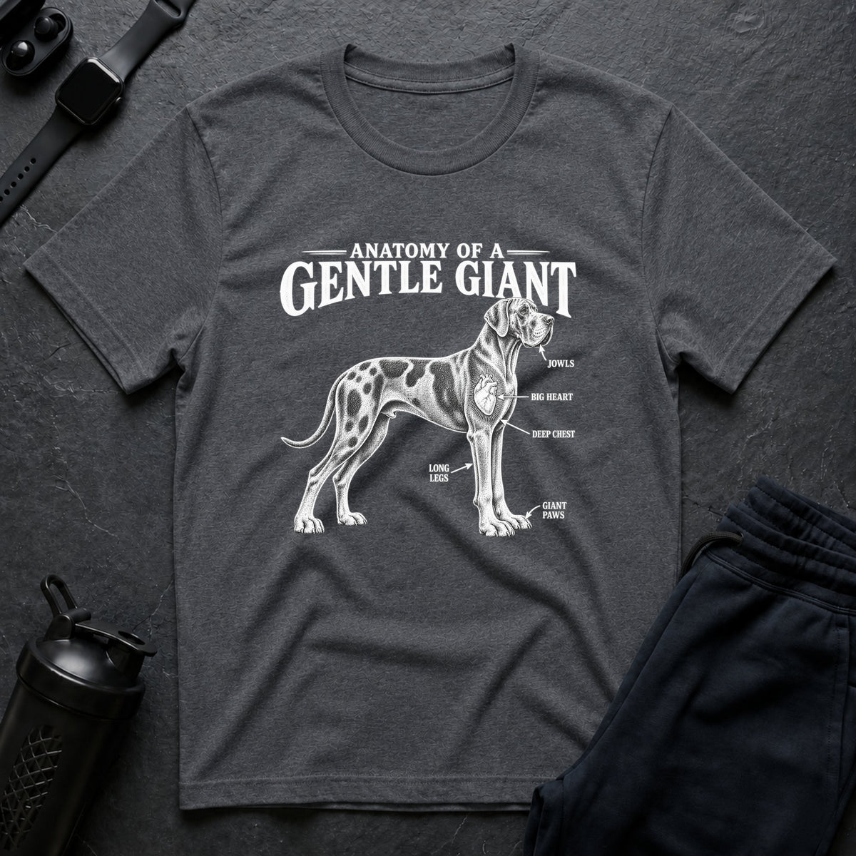Gentle Giant – Great Dane T-Shirt design