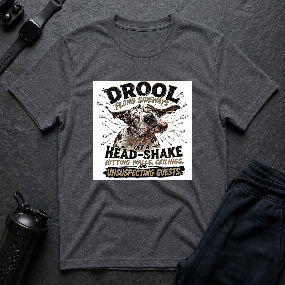 Drool Splash Zone – Great Dane T-Shirt