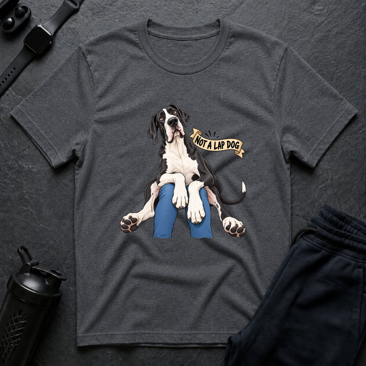 Not A Lapdog – Great Dane T-Shirt