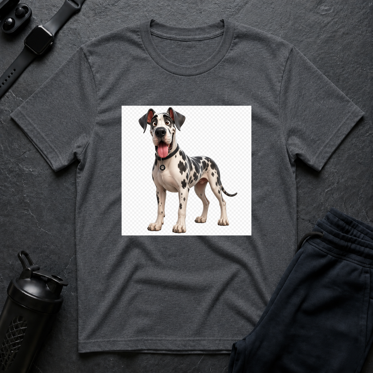 Happy Dalmatian – Great Dane T-Shirt