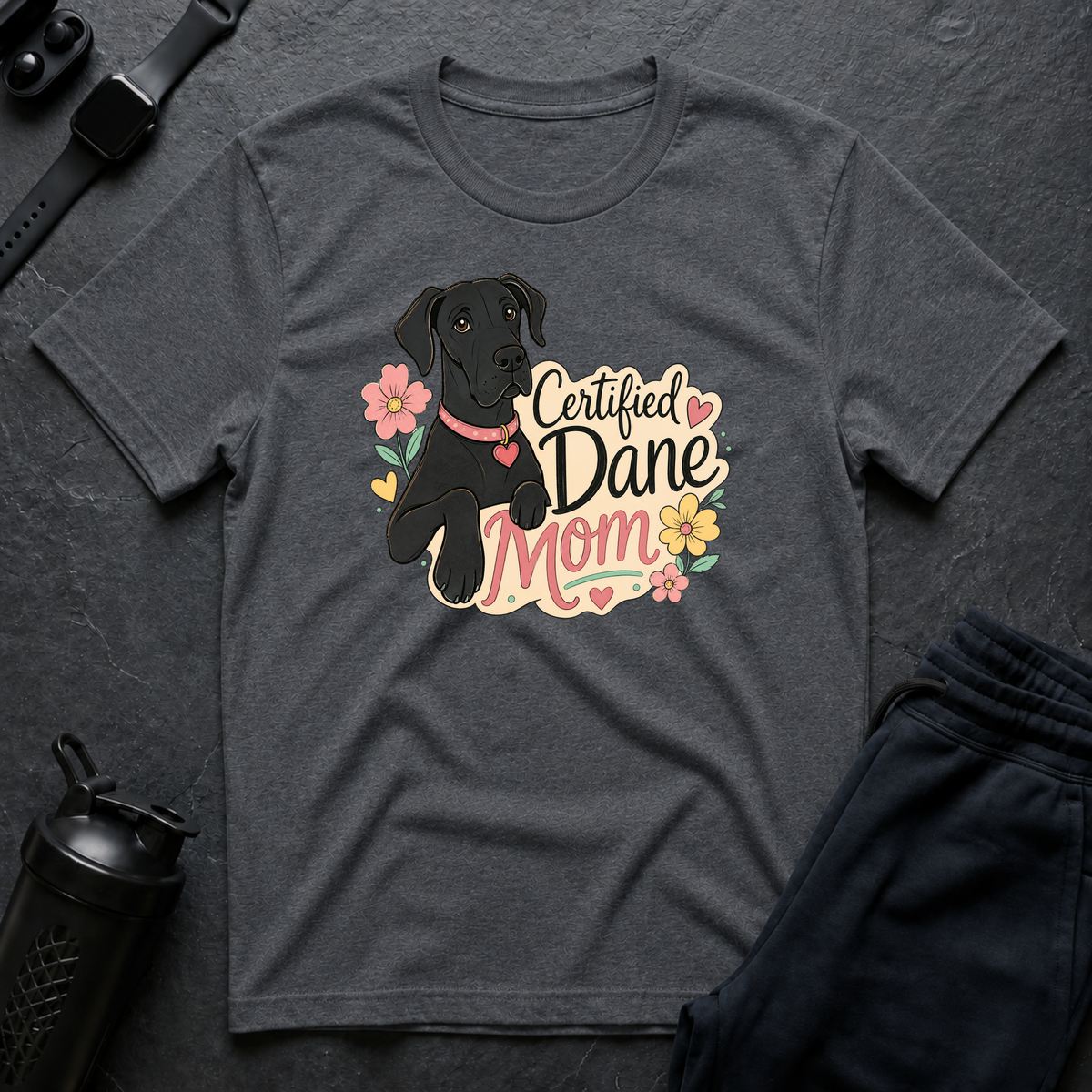 Certified Dane Mom T-Shirt