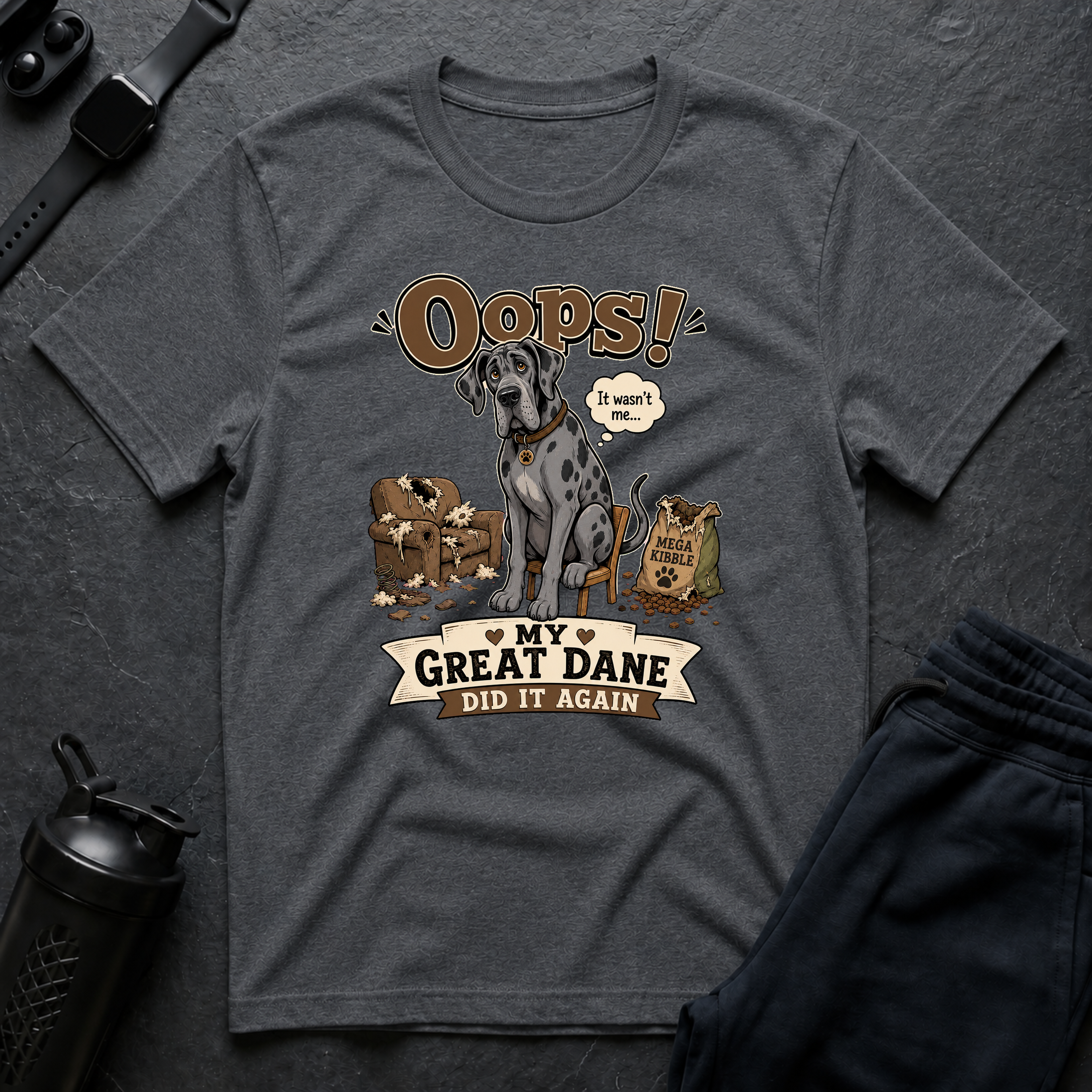 Oops Great Dane Mishap