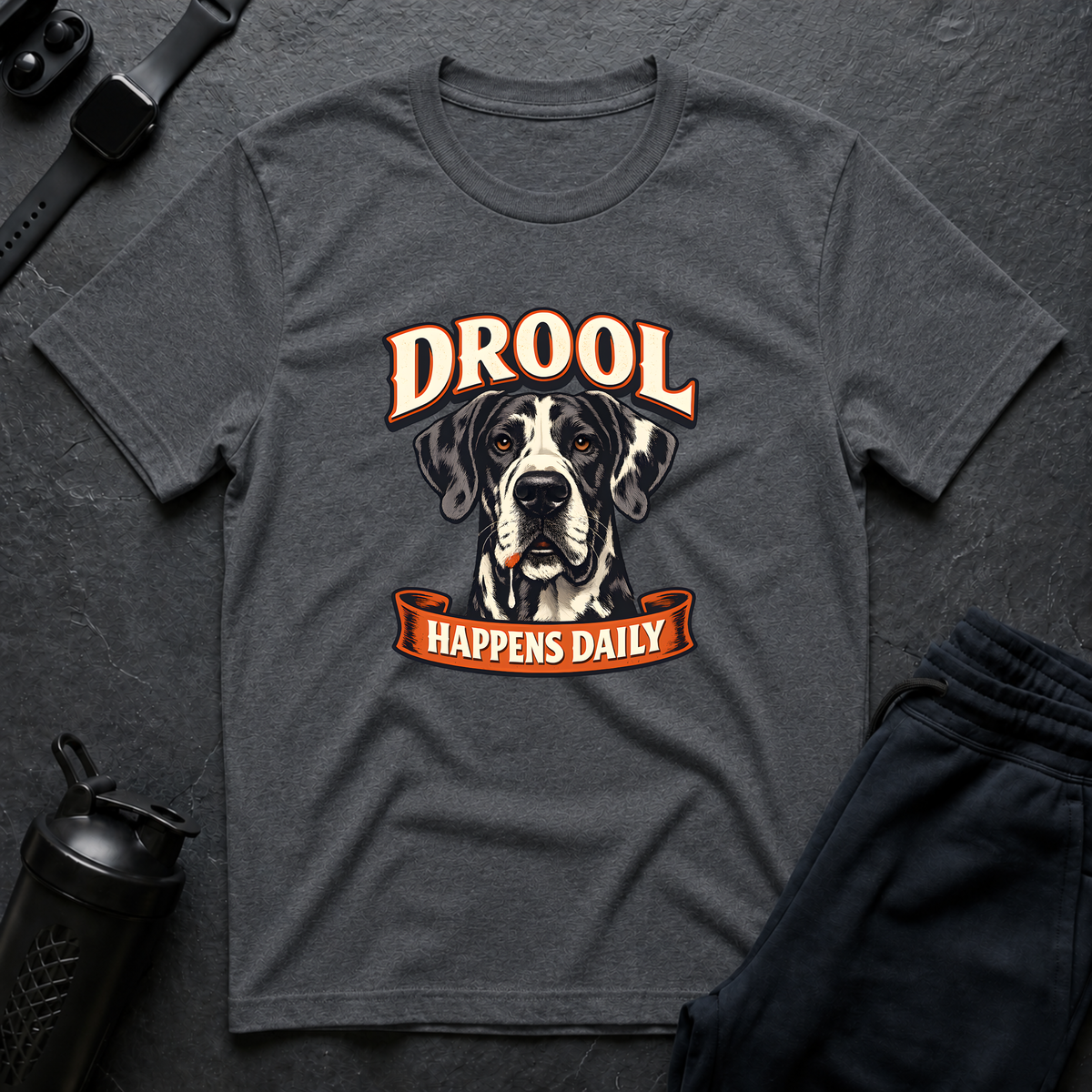 Drool Happens Daily – Great Dane T-Shirt