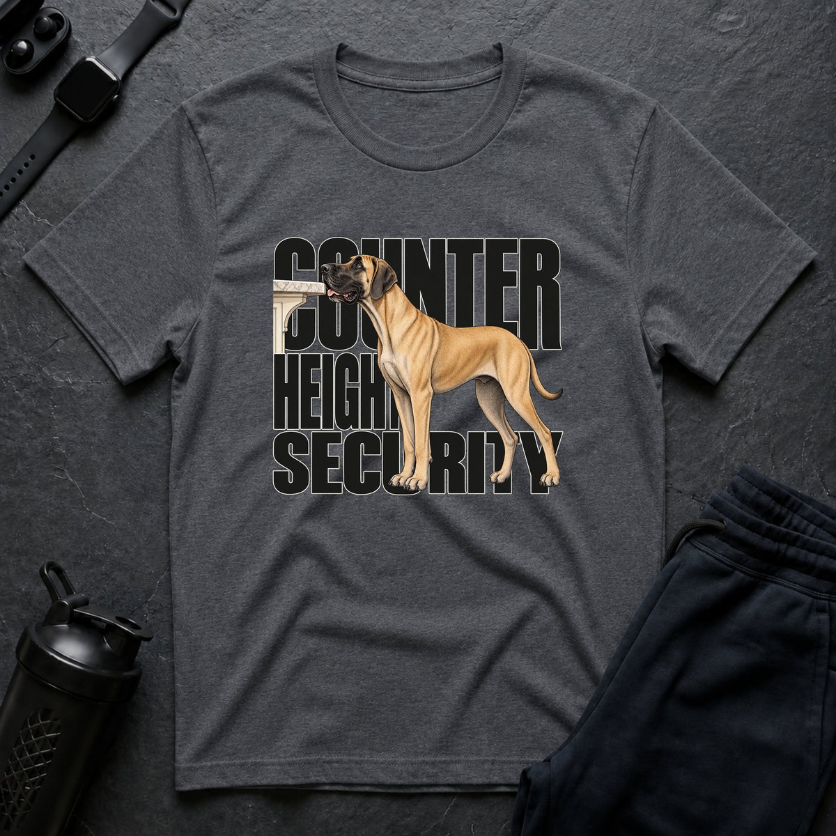 Counter Height Security – Great Dane T-Shirt