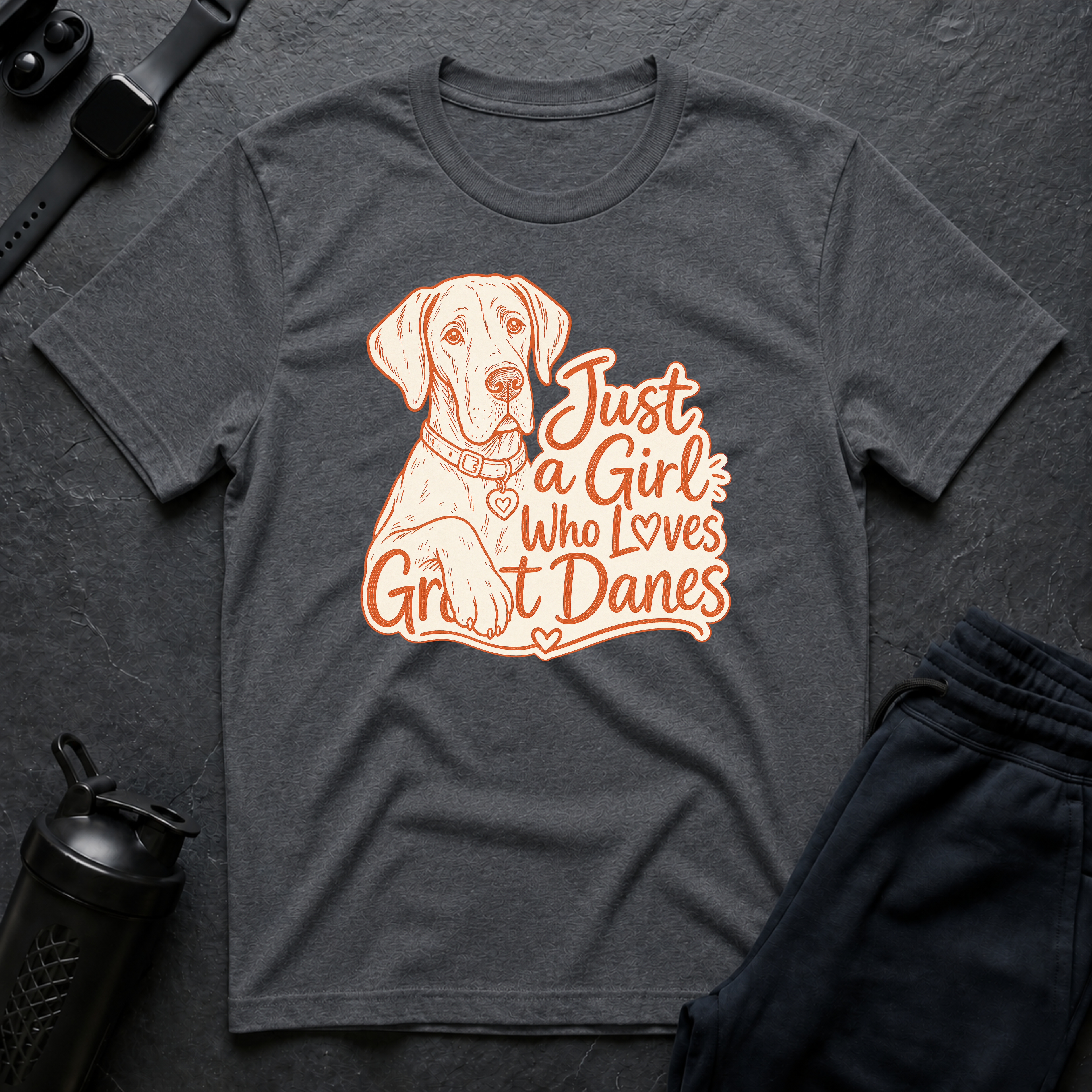 Girl Loves Great Danes