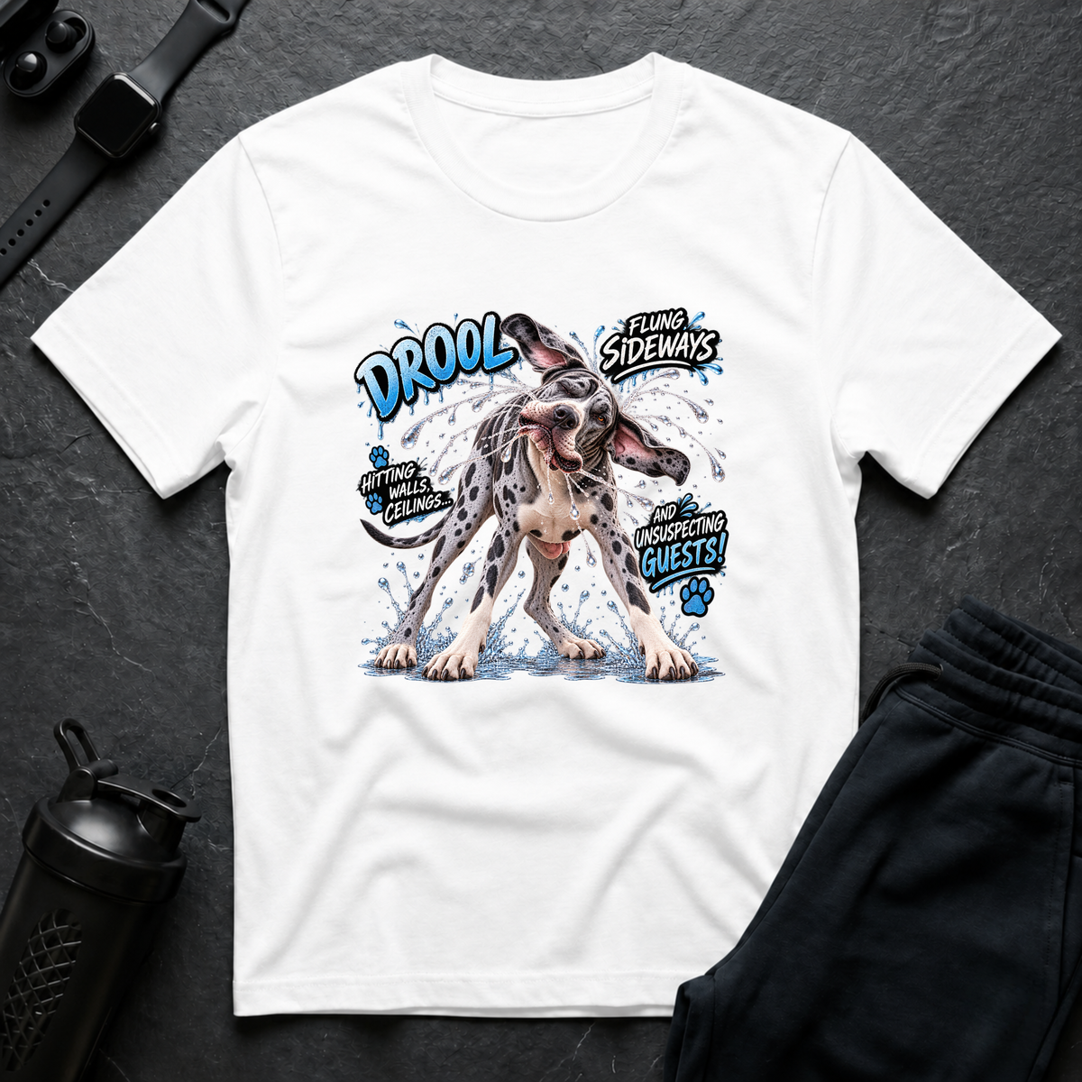 Drool Splash – Great Dane T-Shirt design
